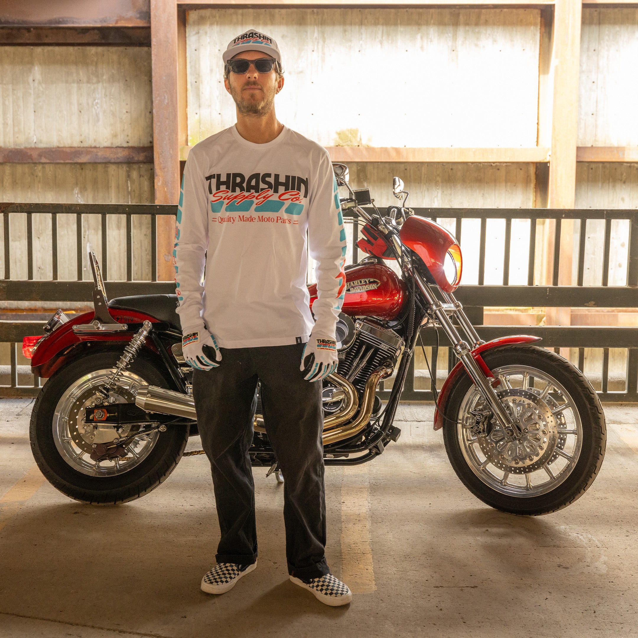 Moto Long Sleeve - White - Image 8