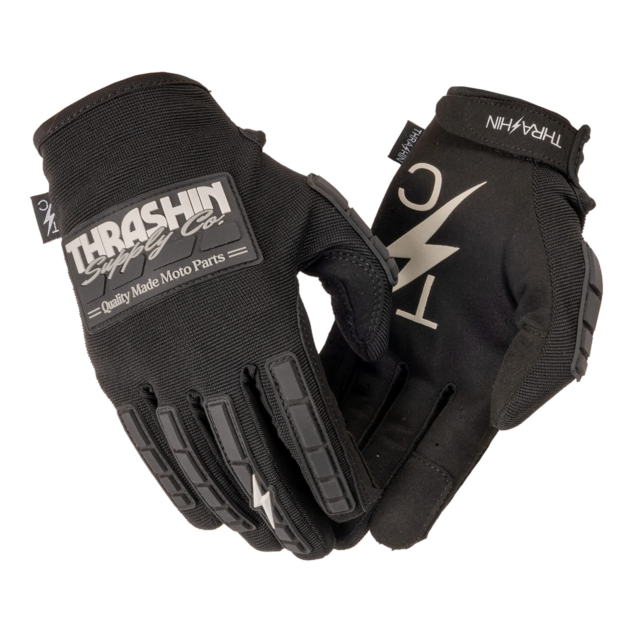 Moto Stealth Gloves - Black / Grey