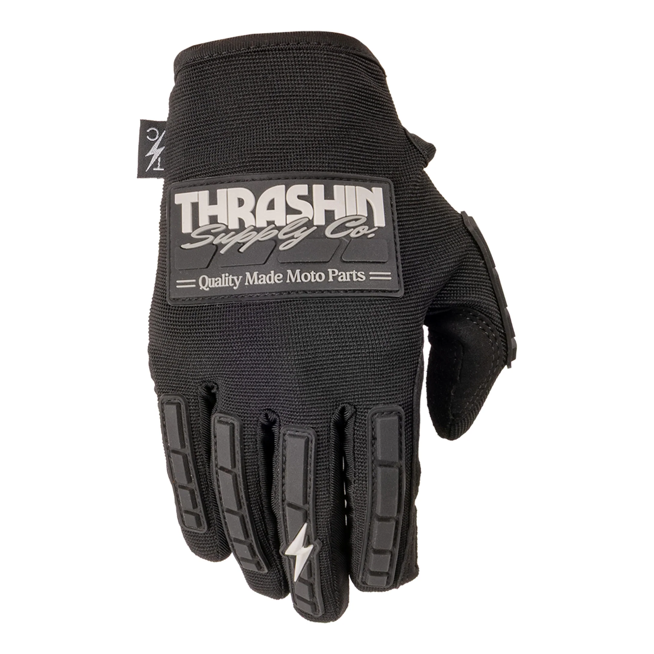 Moto Stealth Gloves - Black / Grey - Image 2
