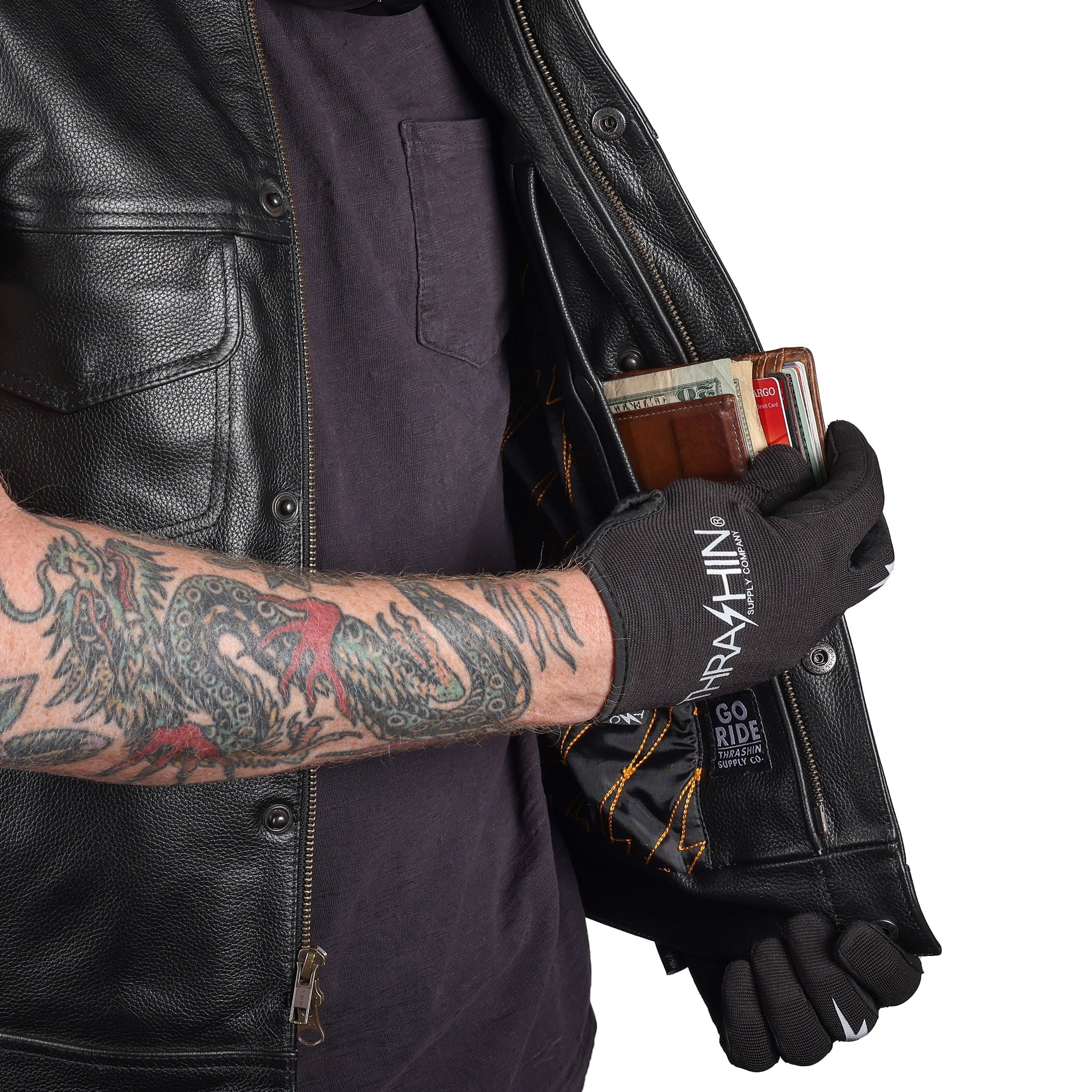 Mulholland Vest | Leather - Black - Image 12