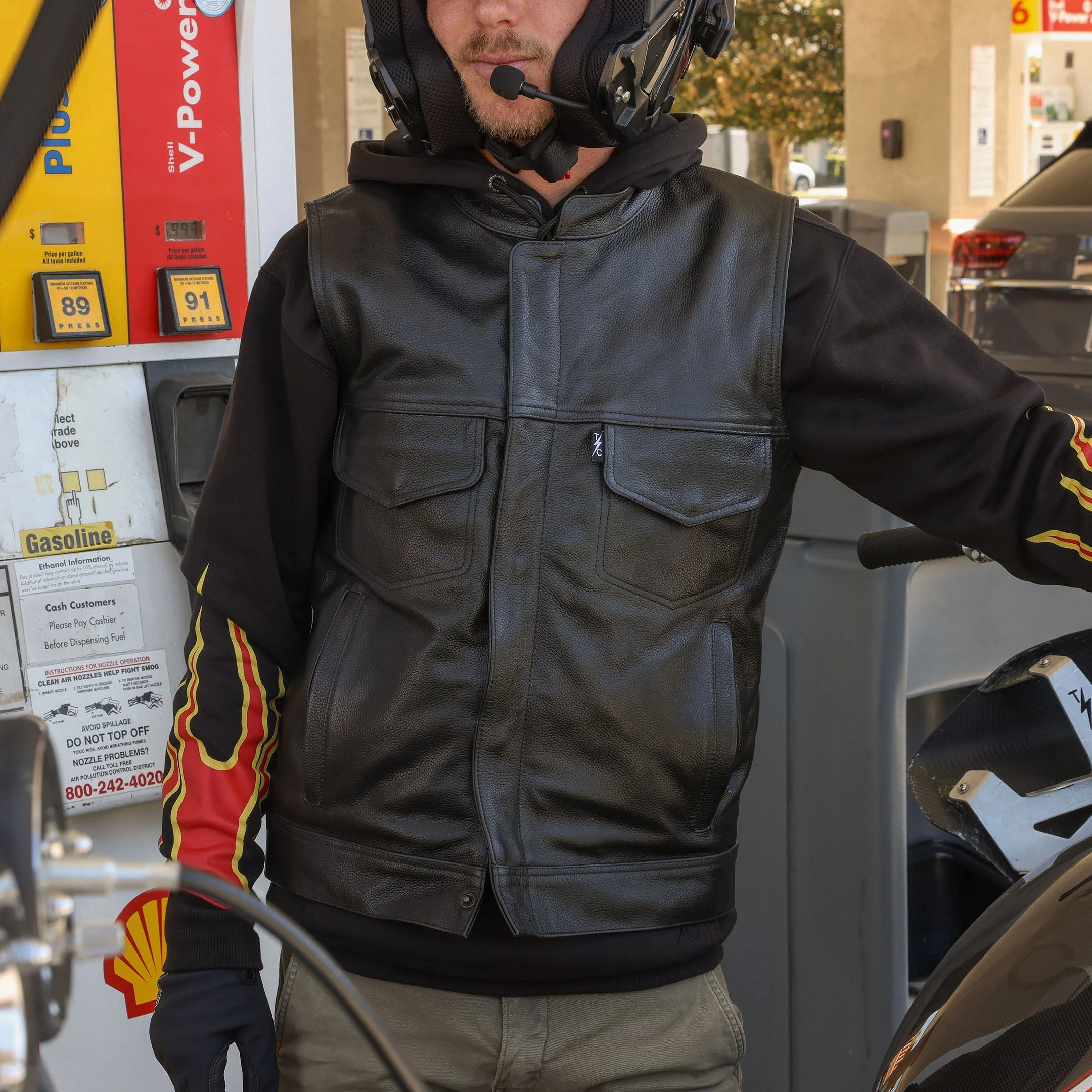 Mulholland Vest | Leather - Black - Image 13