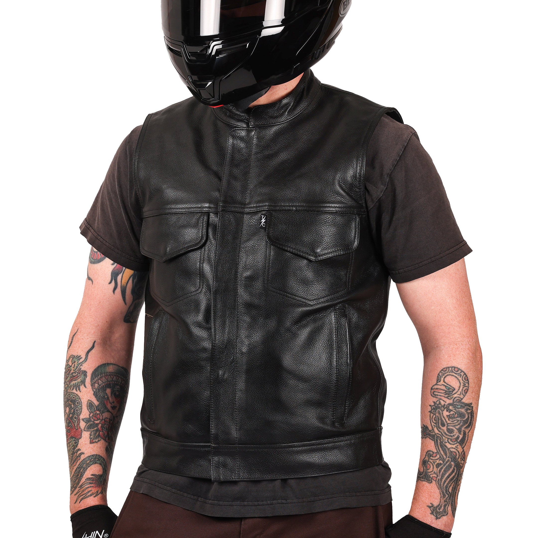 Mulholland Vest | Leather - Black - Image 5