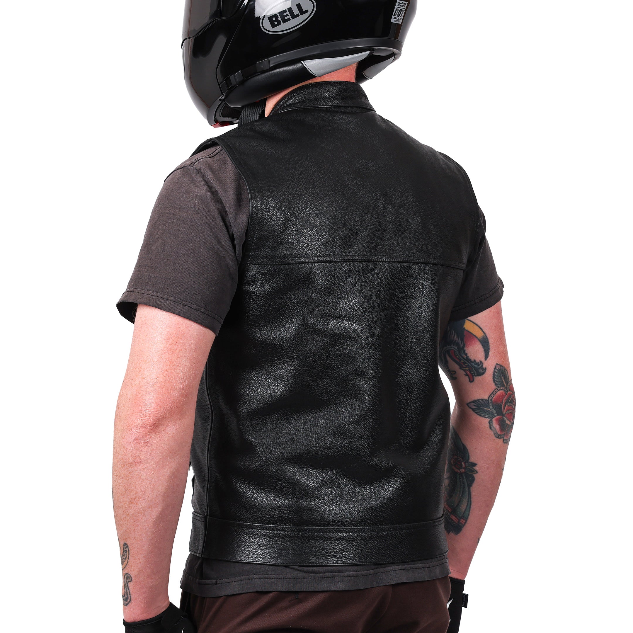 Mulholland Vest | Leather - Black - Image 9