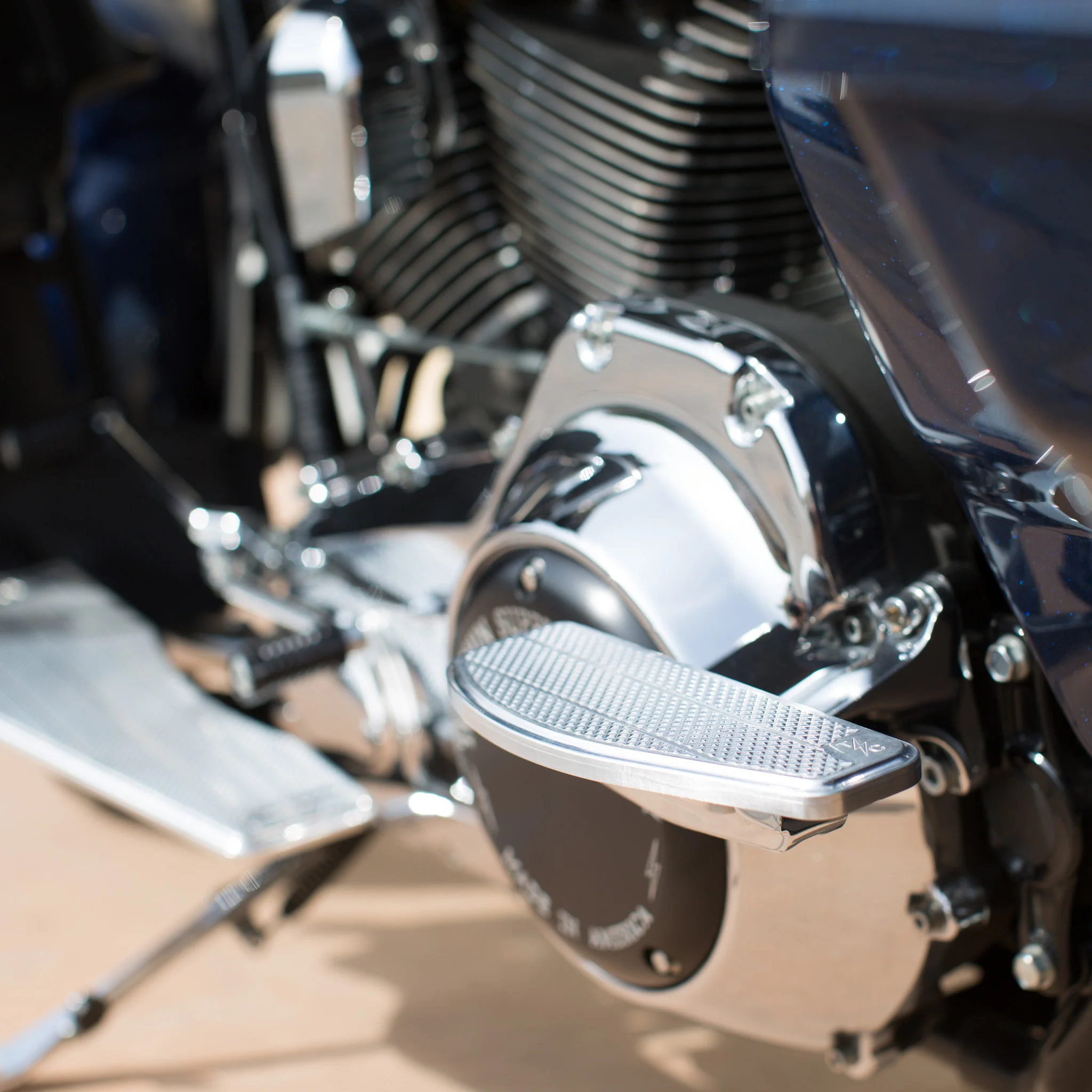 Bagger Passenger Floorboards - Black - Image 4