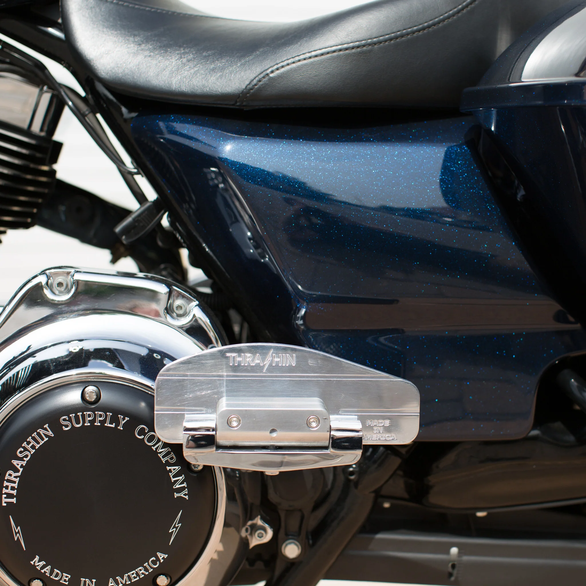 Bagger Passenger Floorboards - Black - Image 5