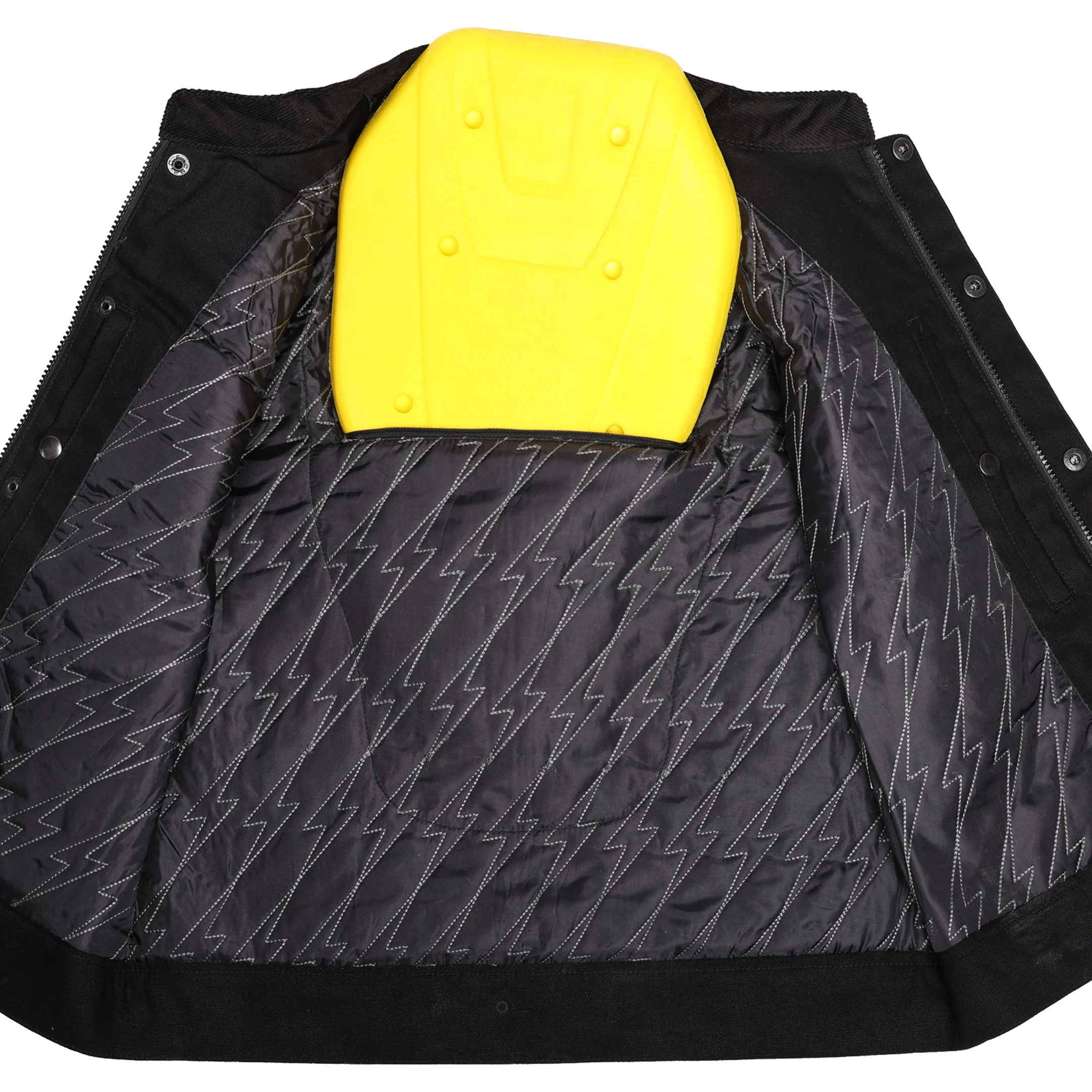 Nightrider Vest | Canvas - Black - Image 4
