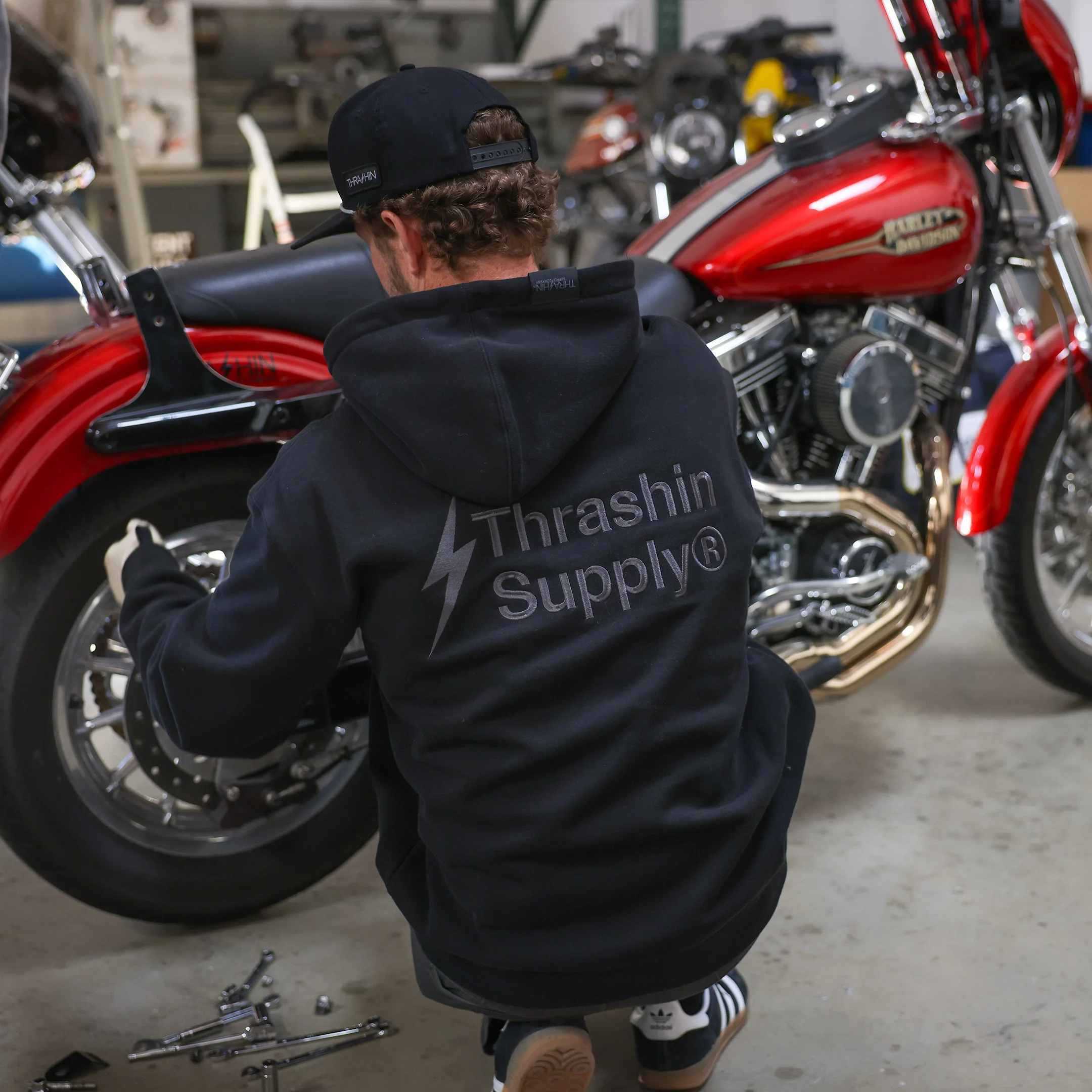Official Pull-Over Hoodie - Embroidered - Black - Image 10