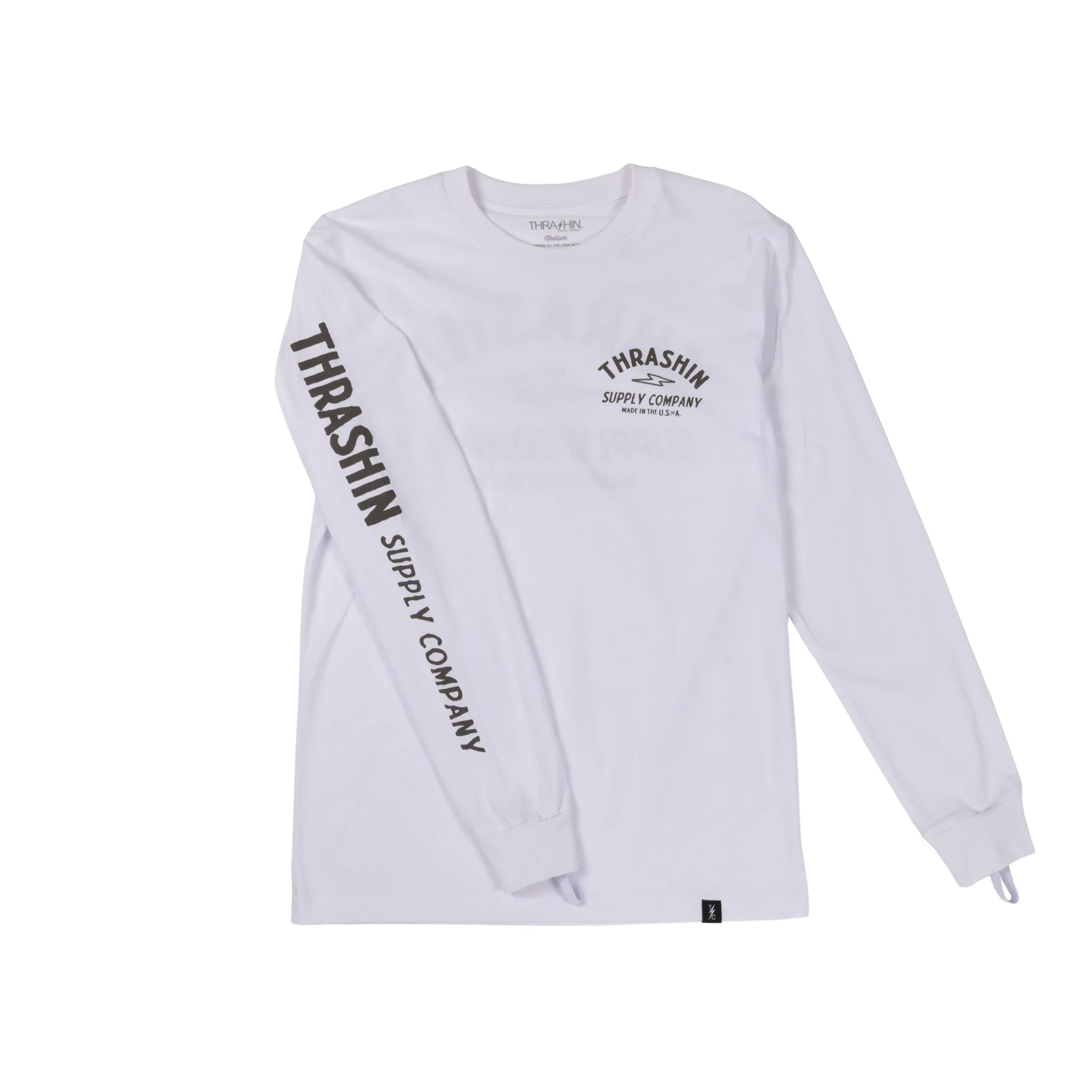 Offset Long Sleeve - White - Image 3