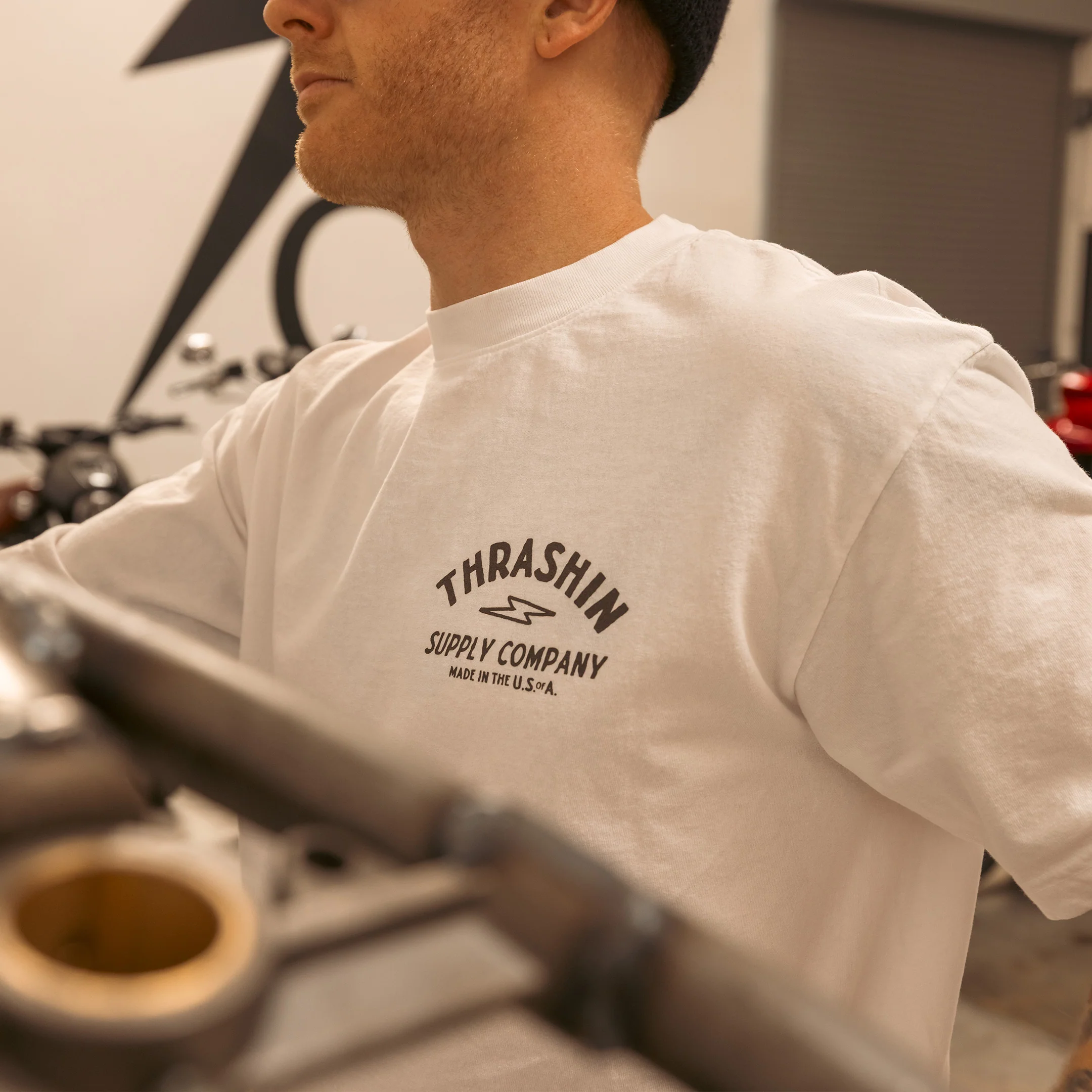 Offset Tee - White - Image 4
