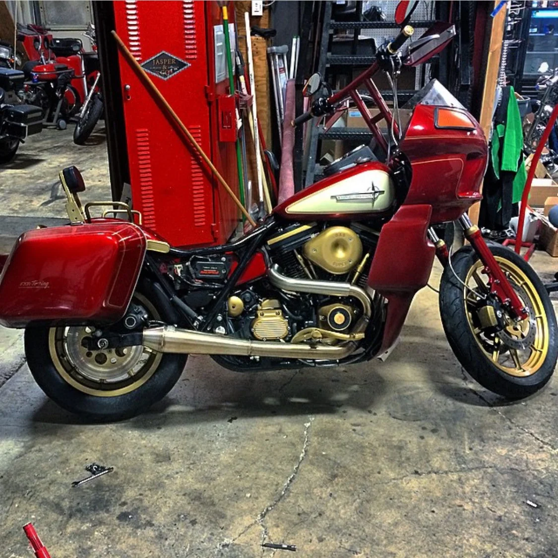 OG THRASHIN Stainless Steel 2>1 Exhaust - FXR - Image 5