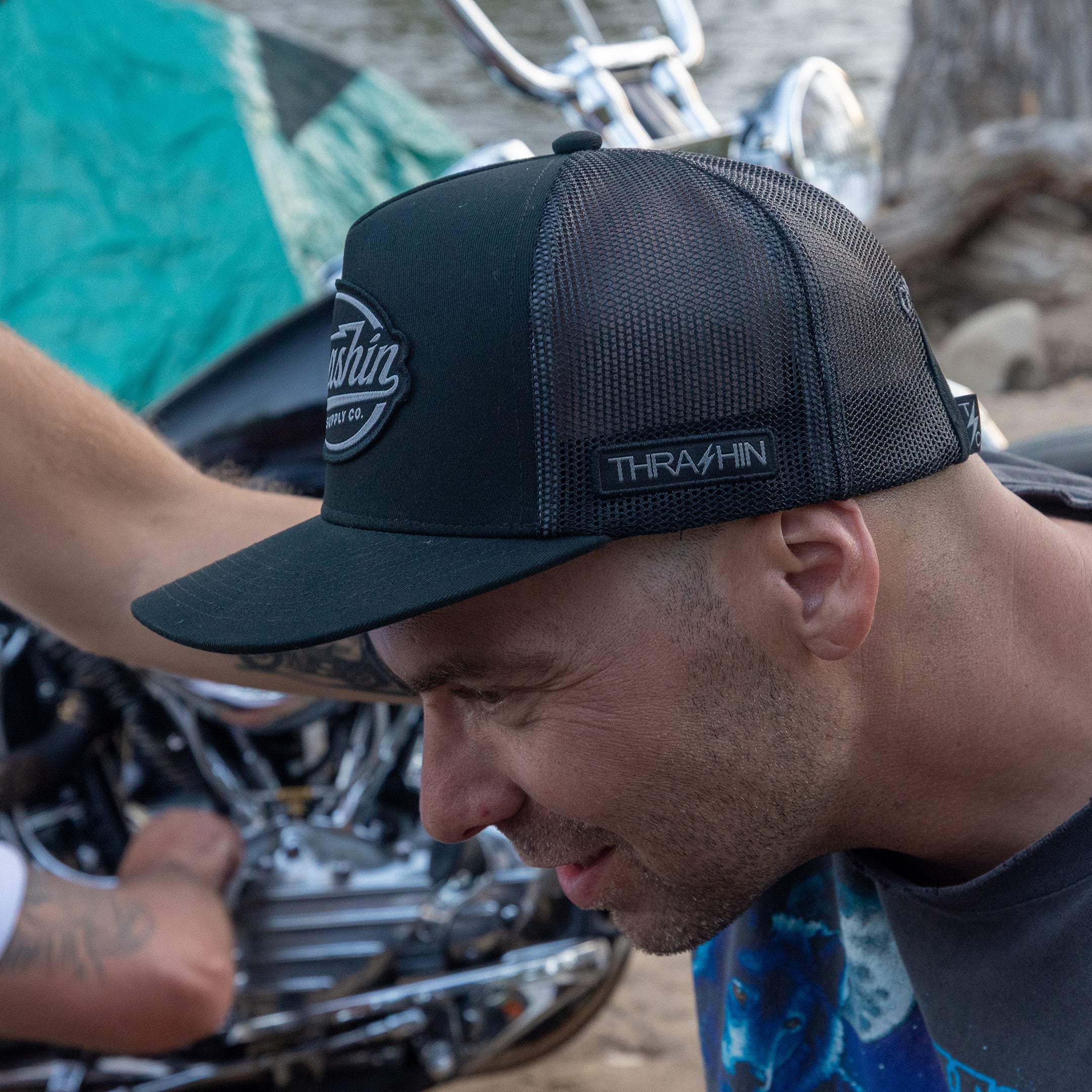 Otis Trucker Snapback - Black - Image 5