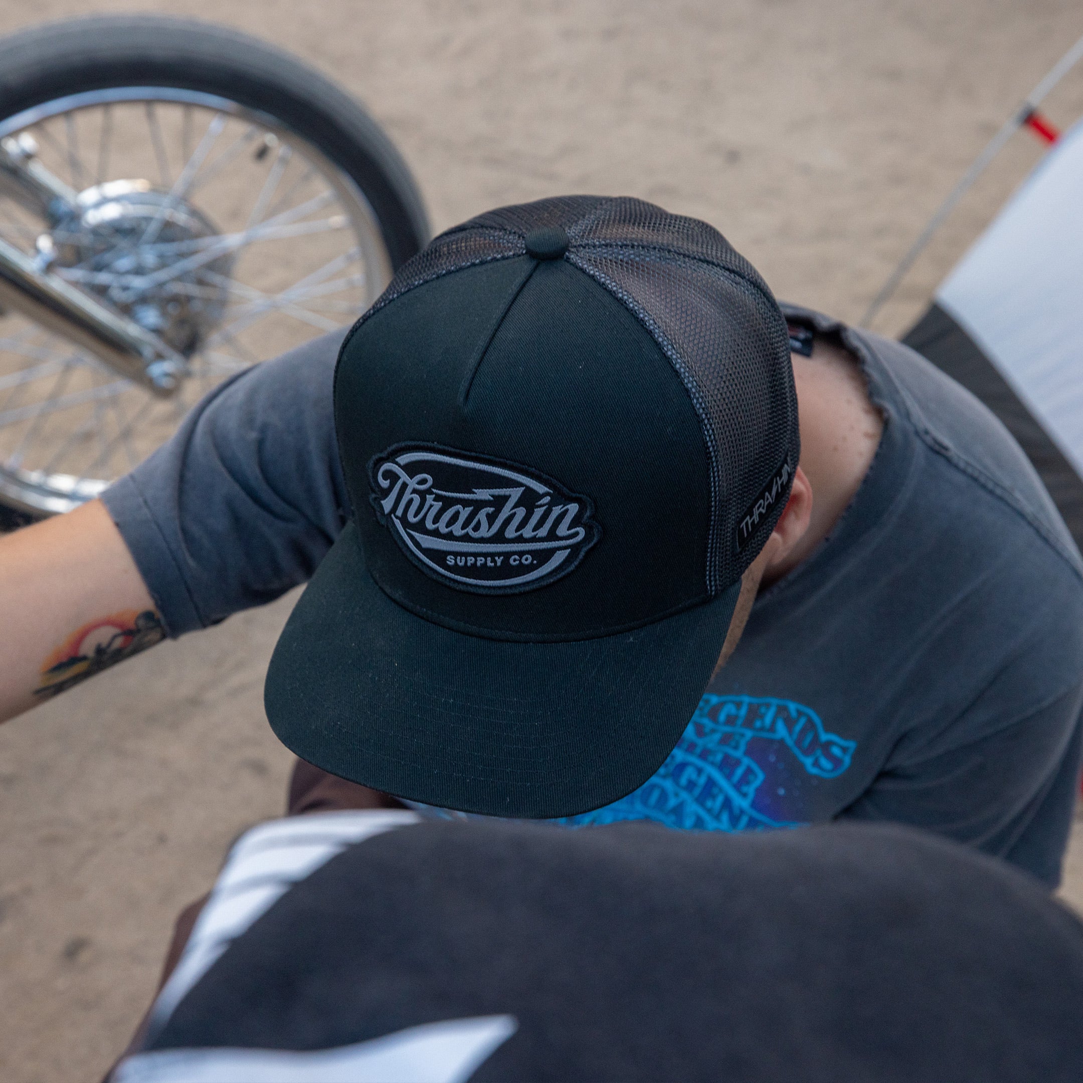 Otis Trucker Snapback - Black - Image 6