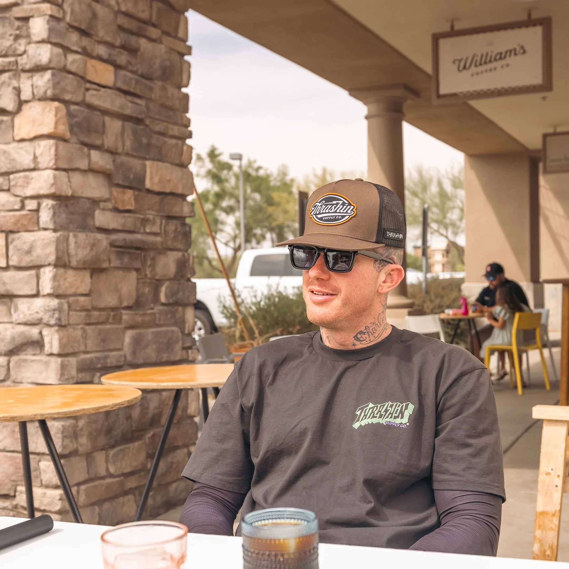 Otis Trucker Snapback - Brown - Image 5