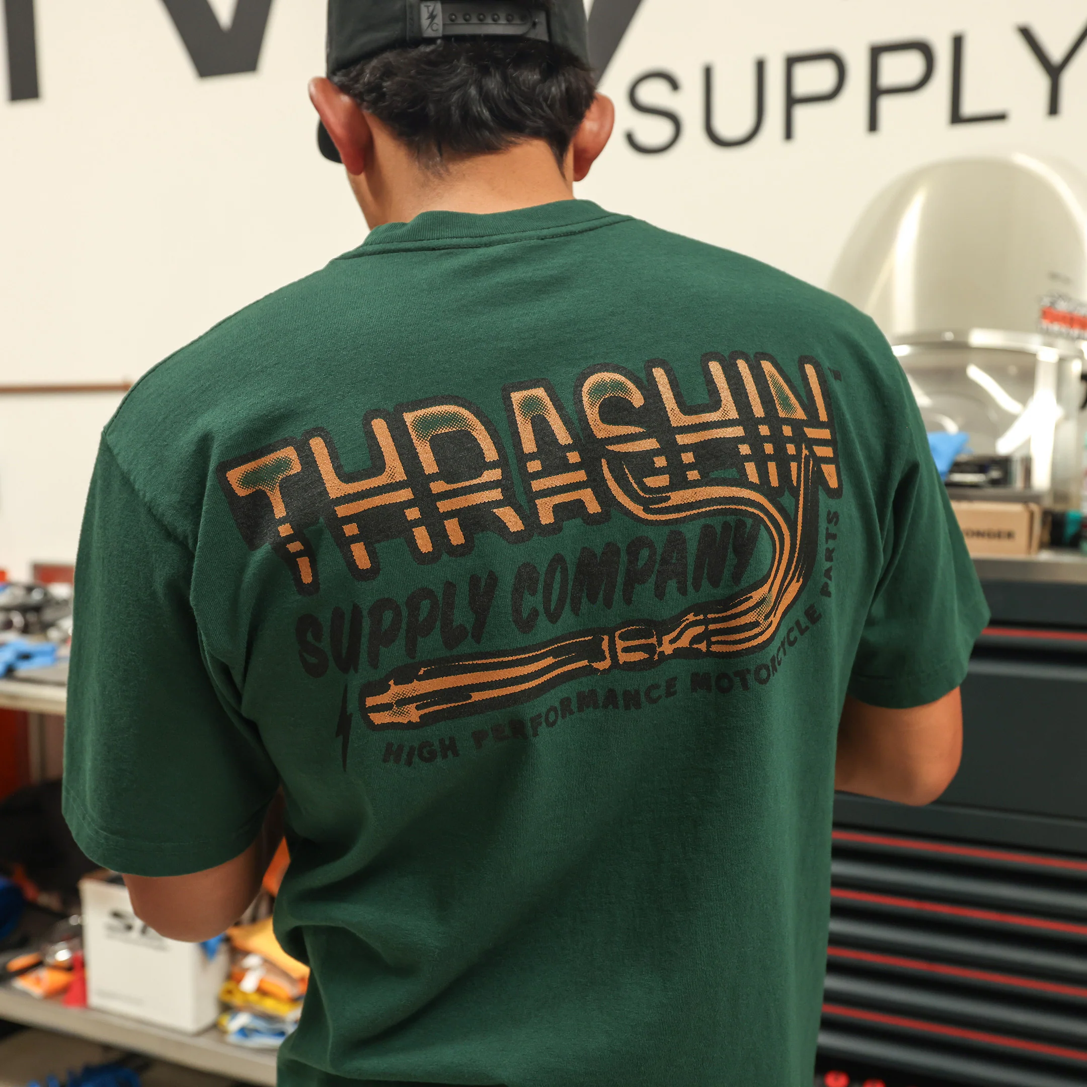 Performance Tee - Forest Green - Image 7