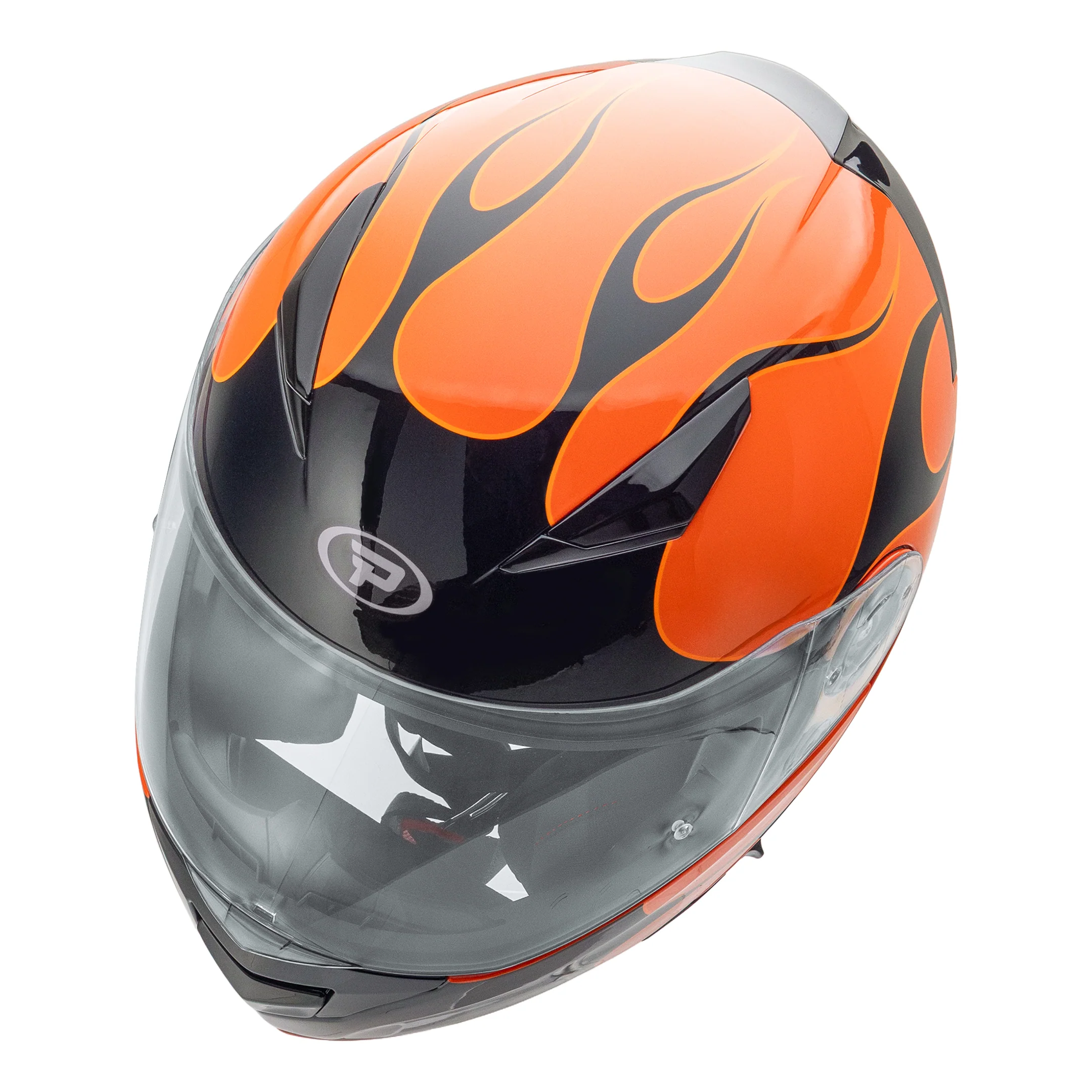 Principal 950 Helmet - Orange Flame - Image 10