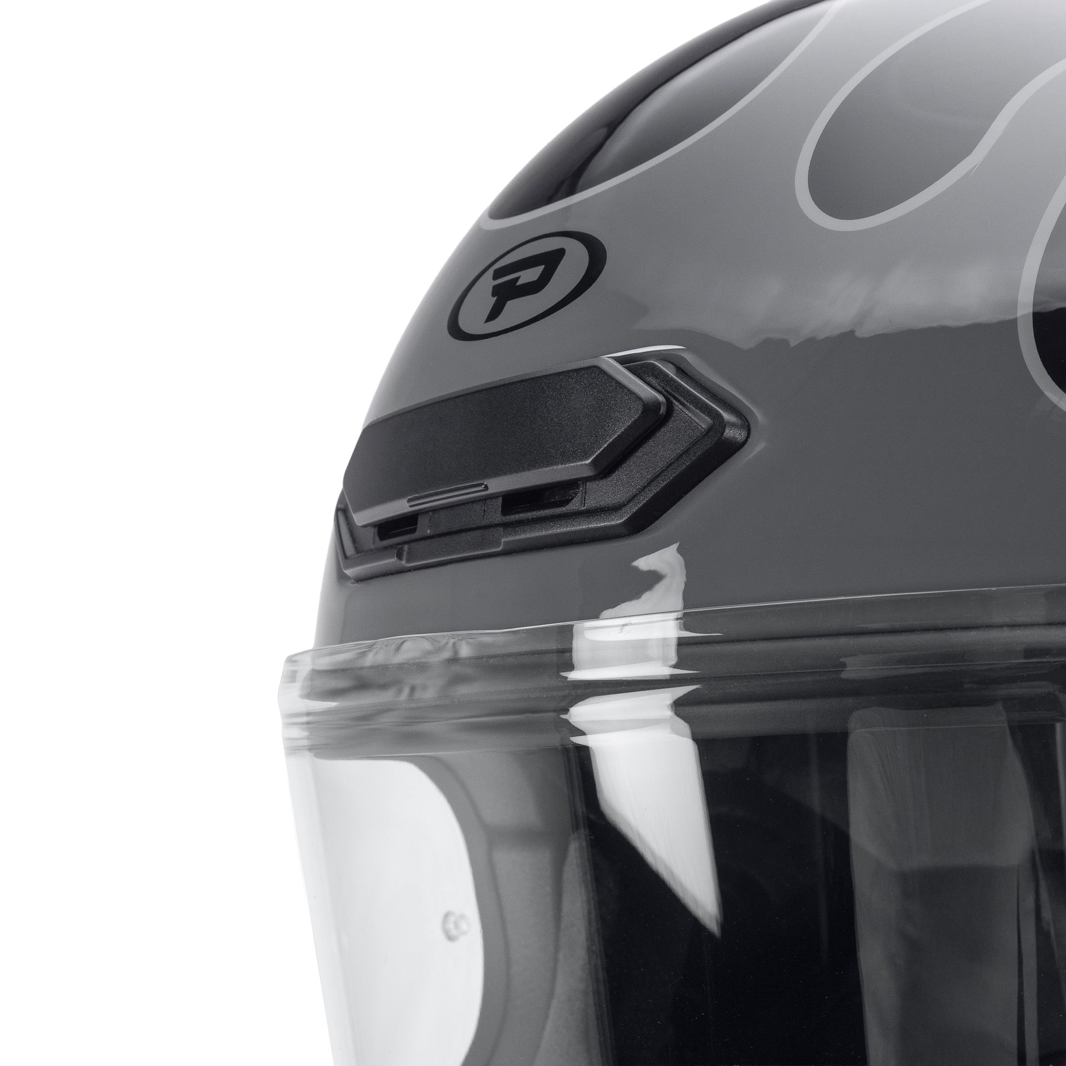 Principal V80 Helmet - Black Flame - Image 9