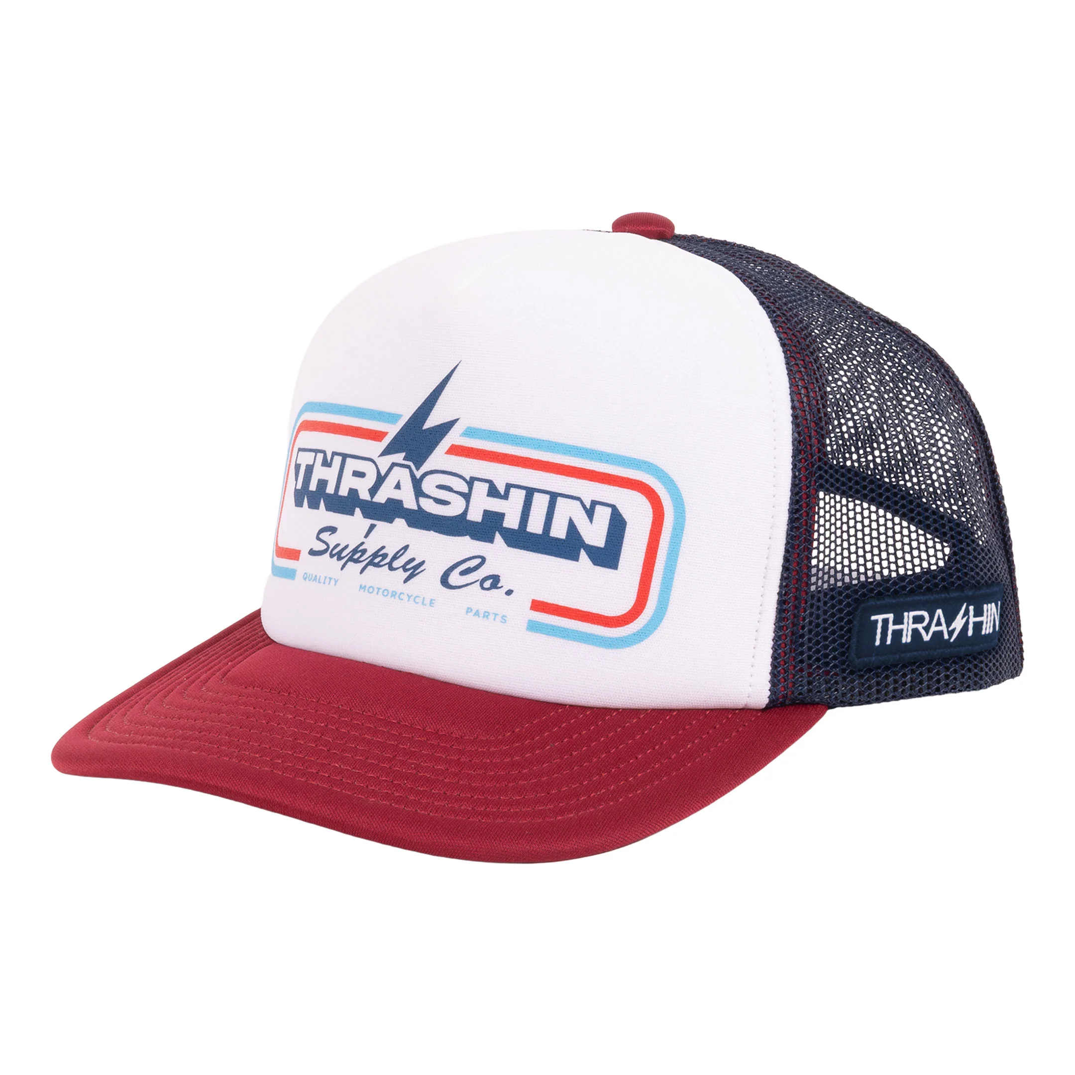 Rewind Foam Trucker Snapback - Red/White/Blue
