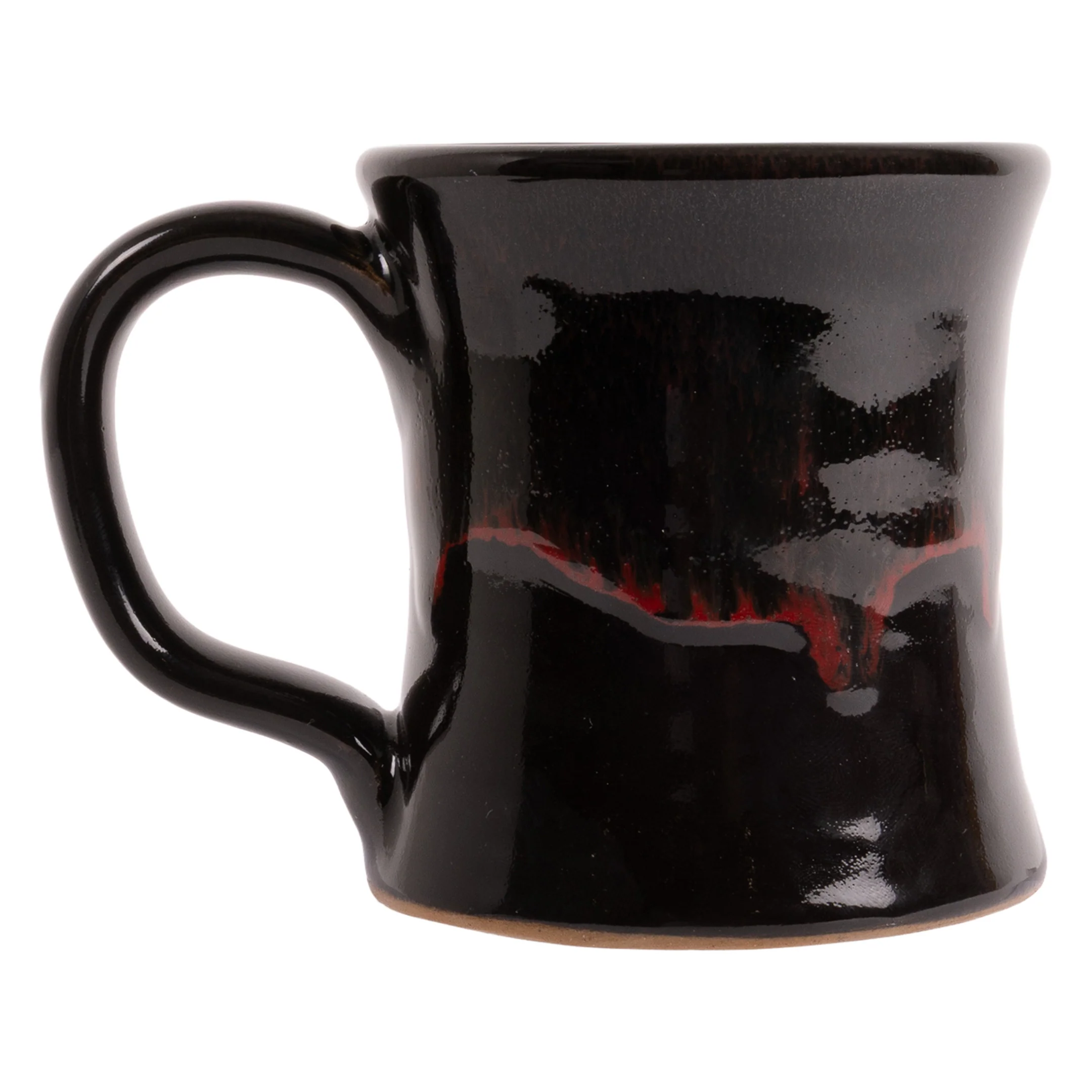 Rides From Thrashin® Coffee Mug - Black / Red - Image 2