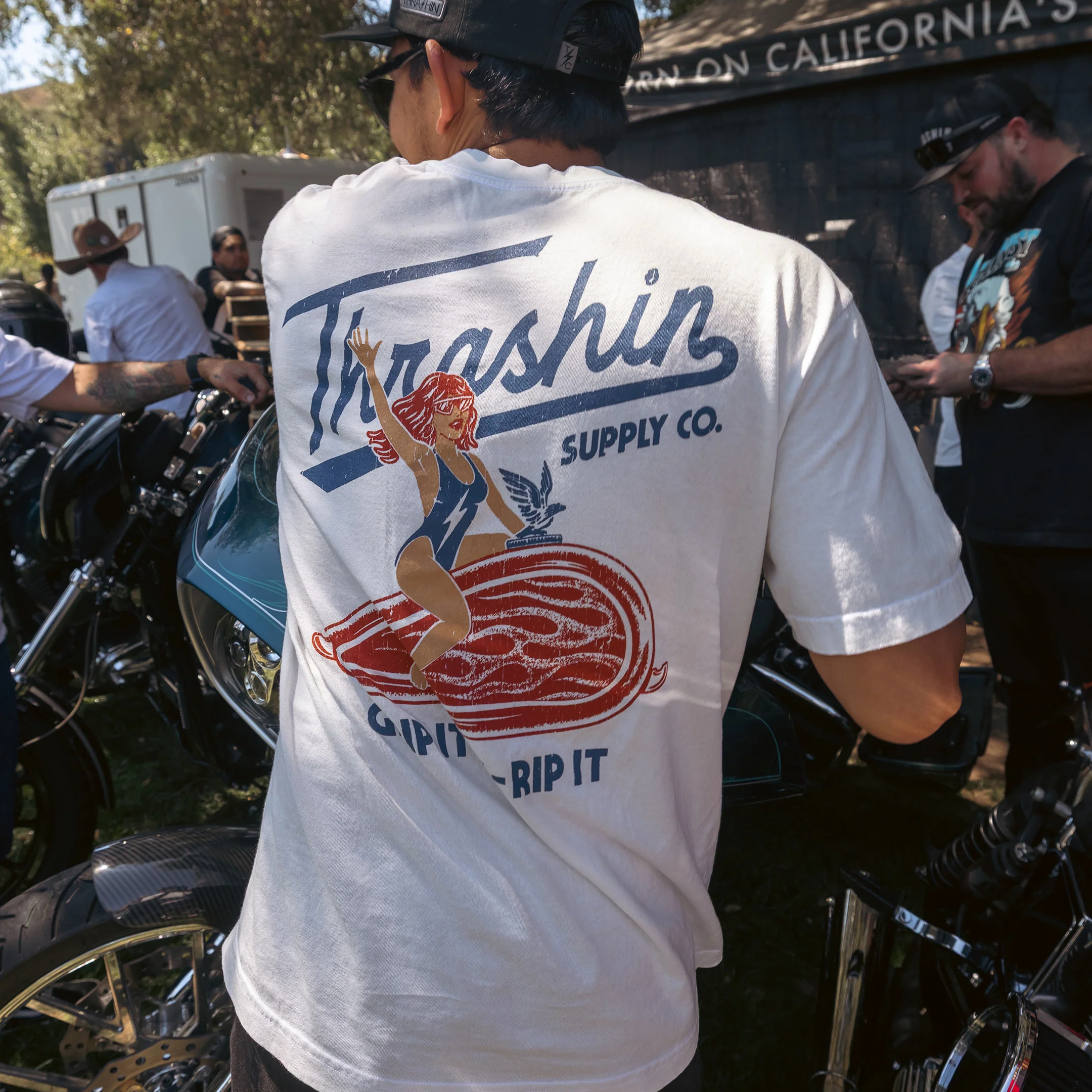 Rip It Tee - Bone - Image 8