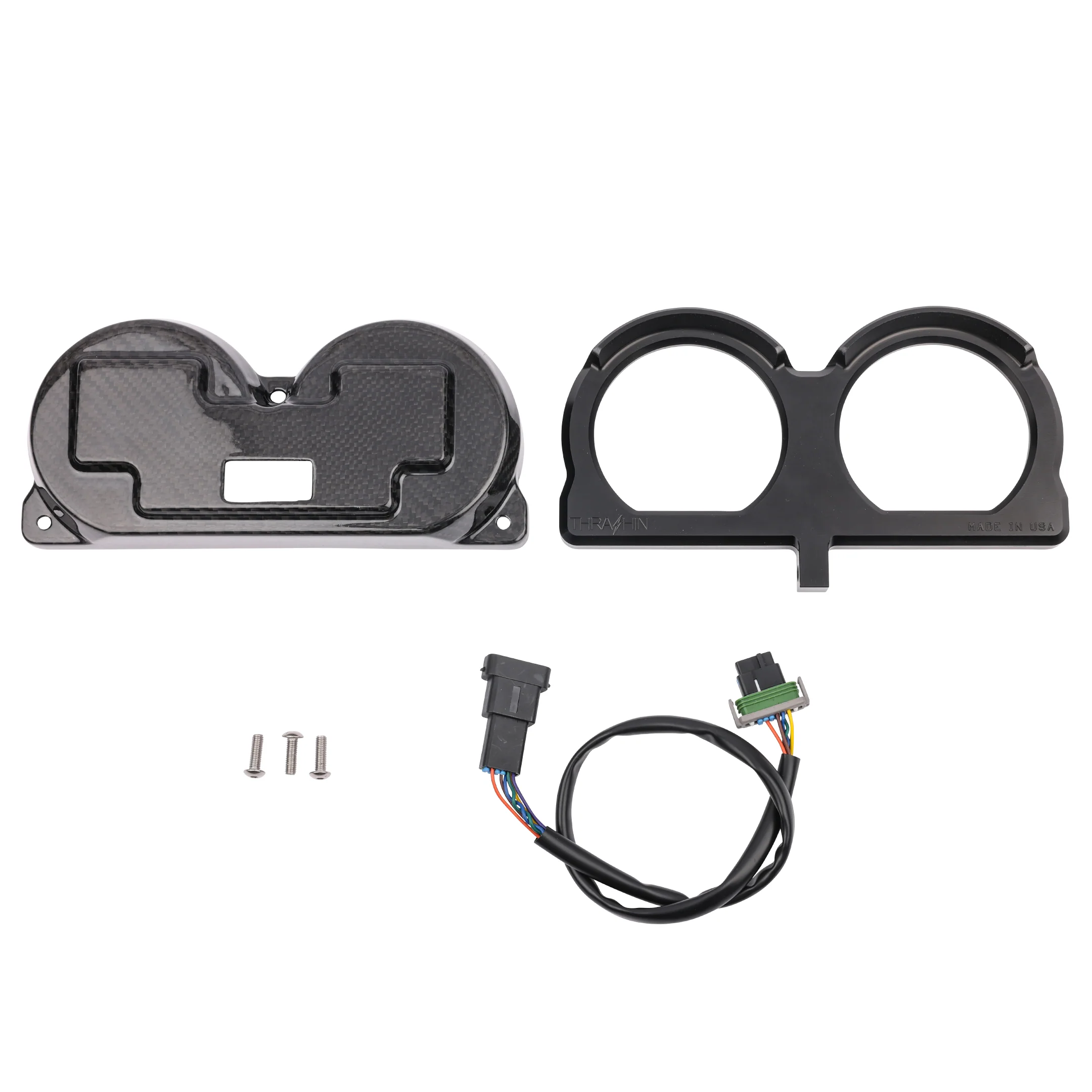 Road Glide Gauge Relocation- Black - Image 8