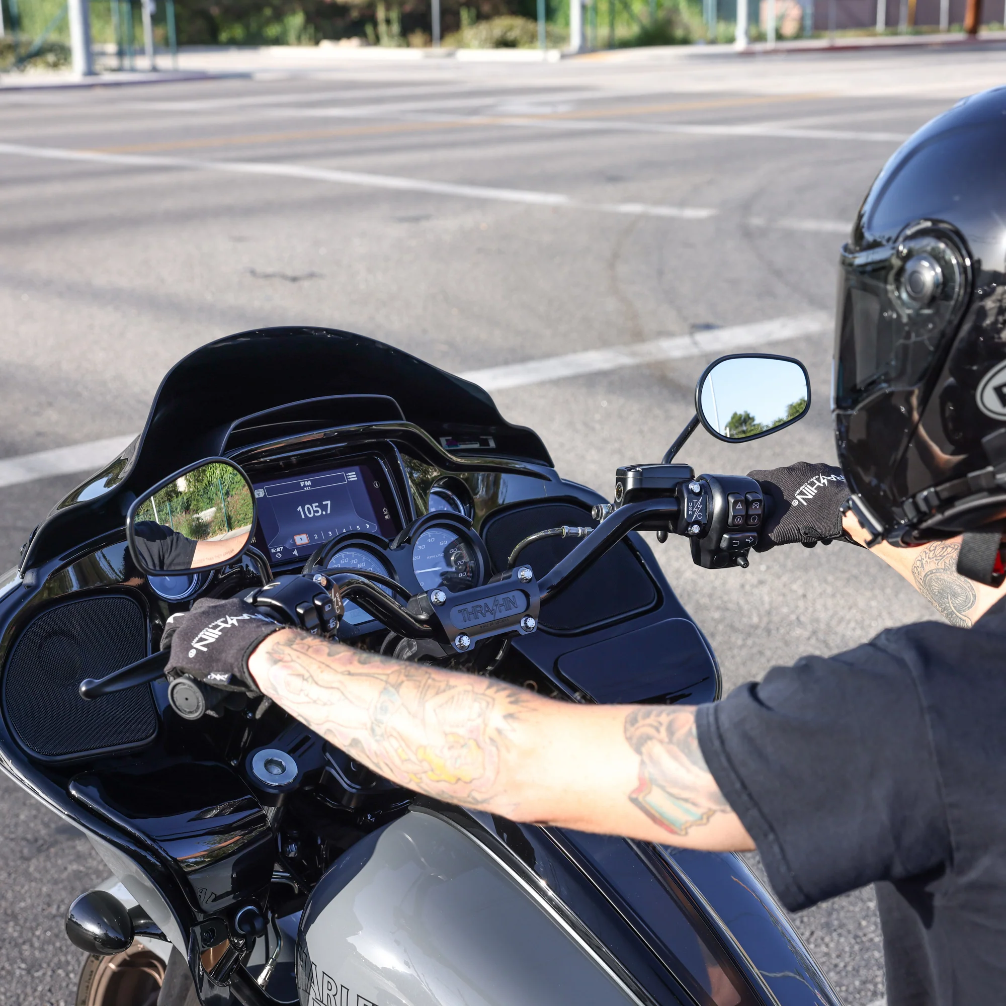Road Glide Gauge Relocation- Black - Image 9