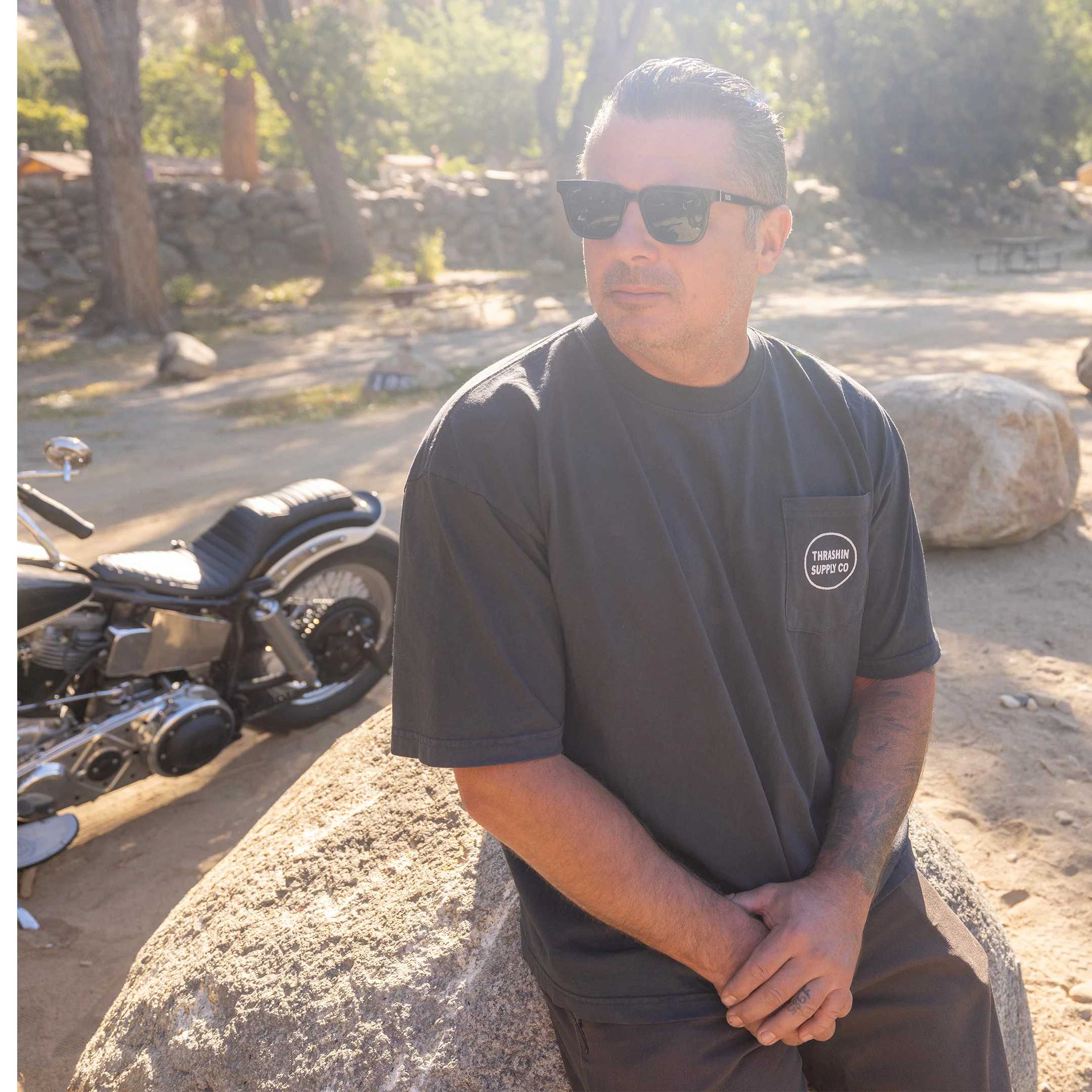 Service - Pocket Tee - Vintage Black - Image 4