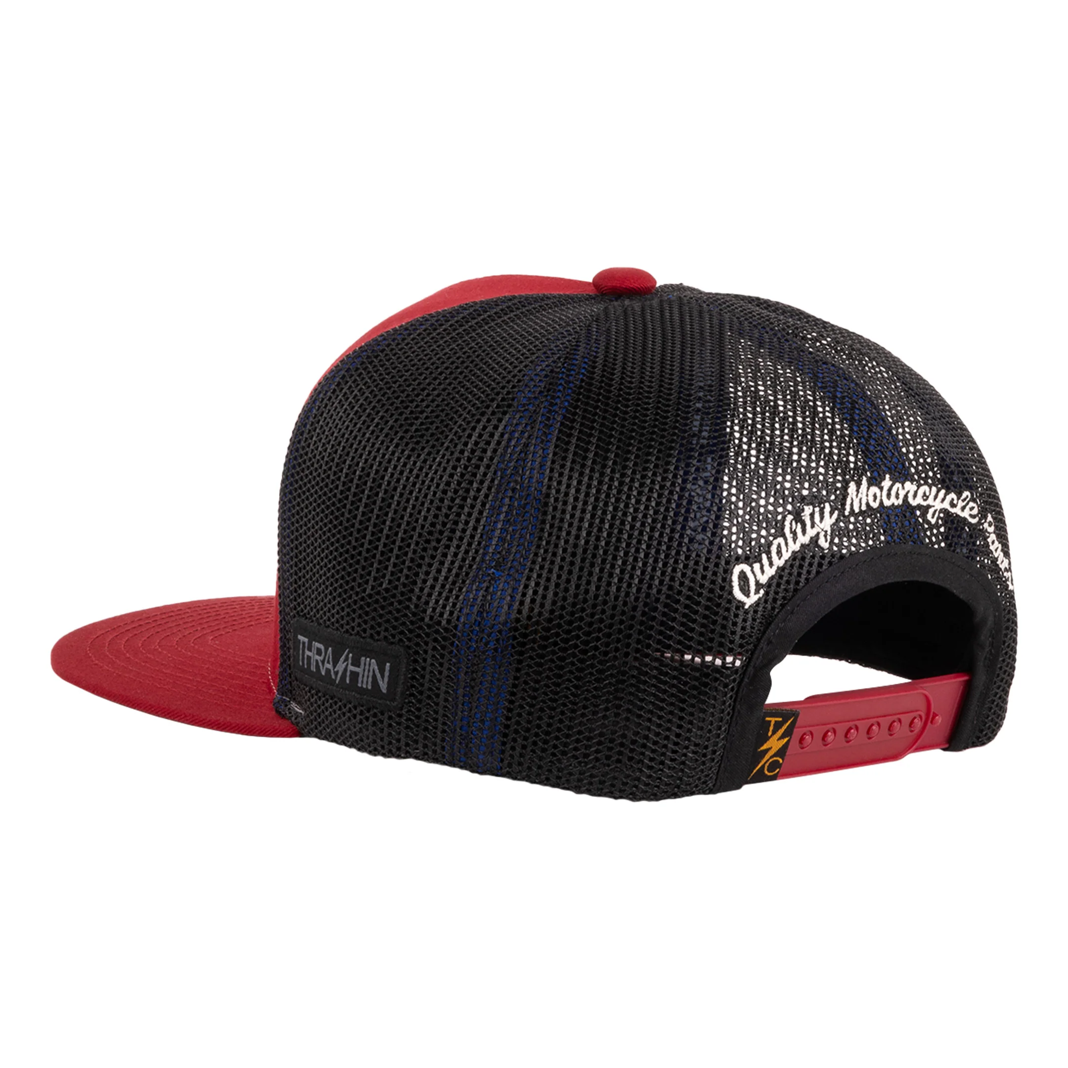 Shield Snapback - Maroon | Structured Curved Bill - Image 4