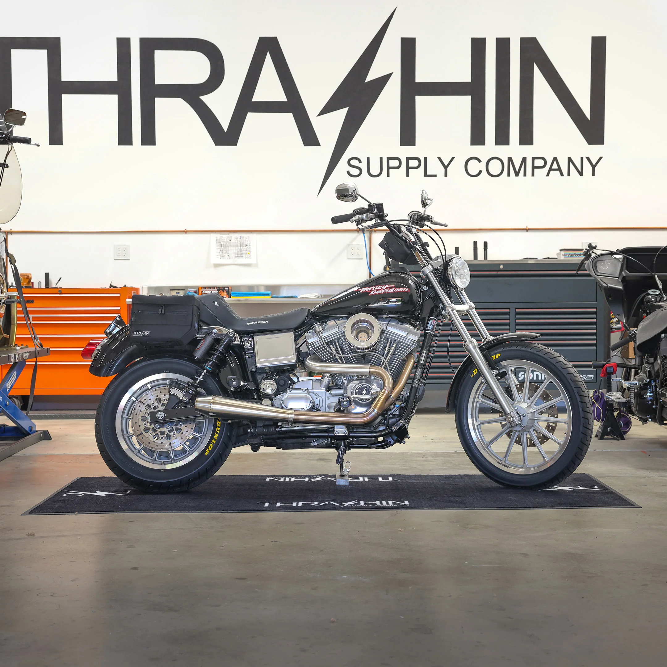 OG Logo - Carpeted Rubber Bike Mat - 8' x 3.5' - Image 7