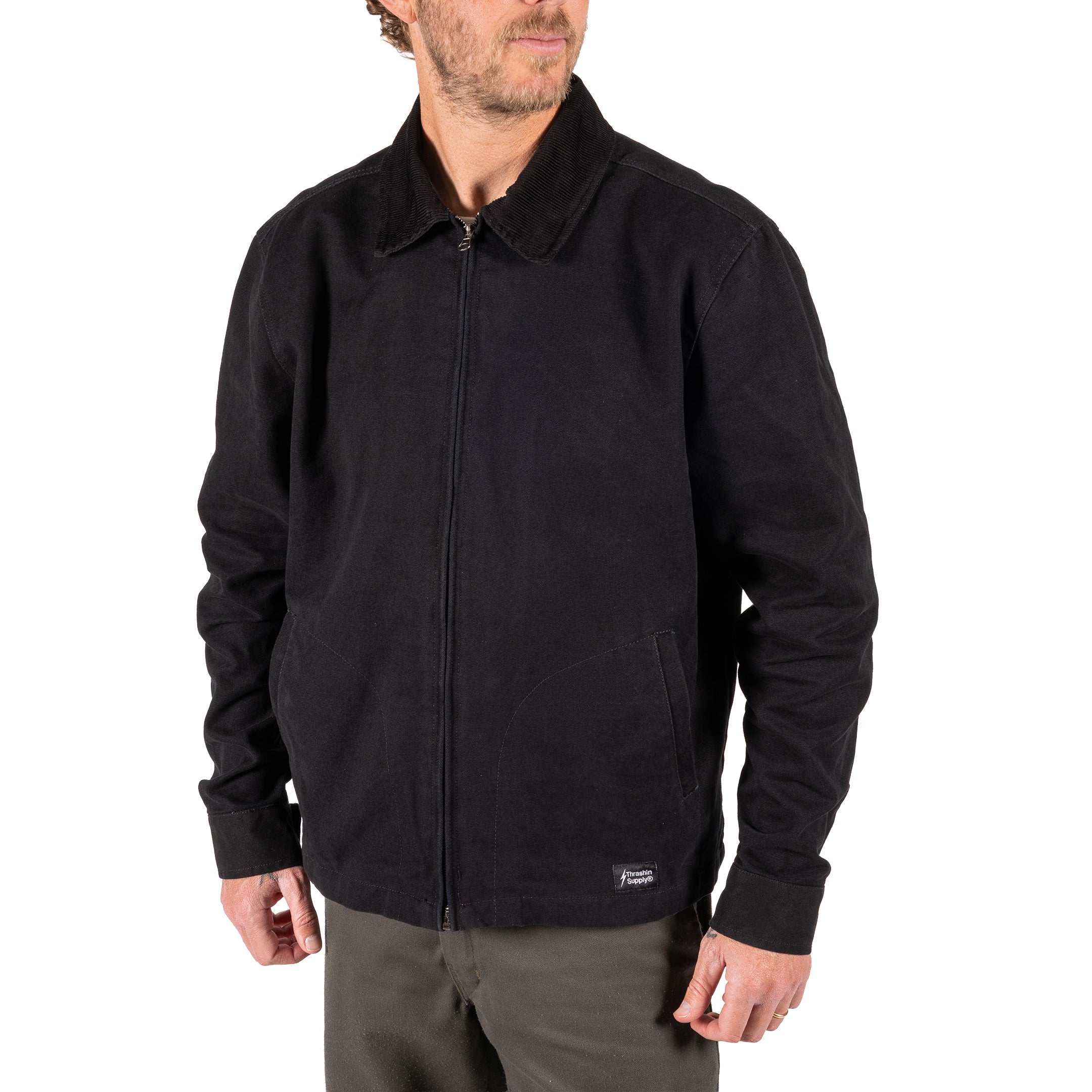 Shop Jacket | Canvas - Black - Image 7
