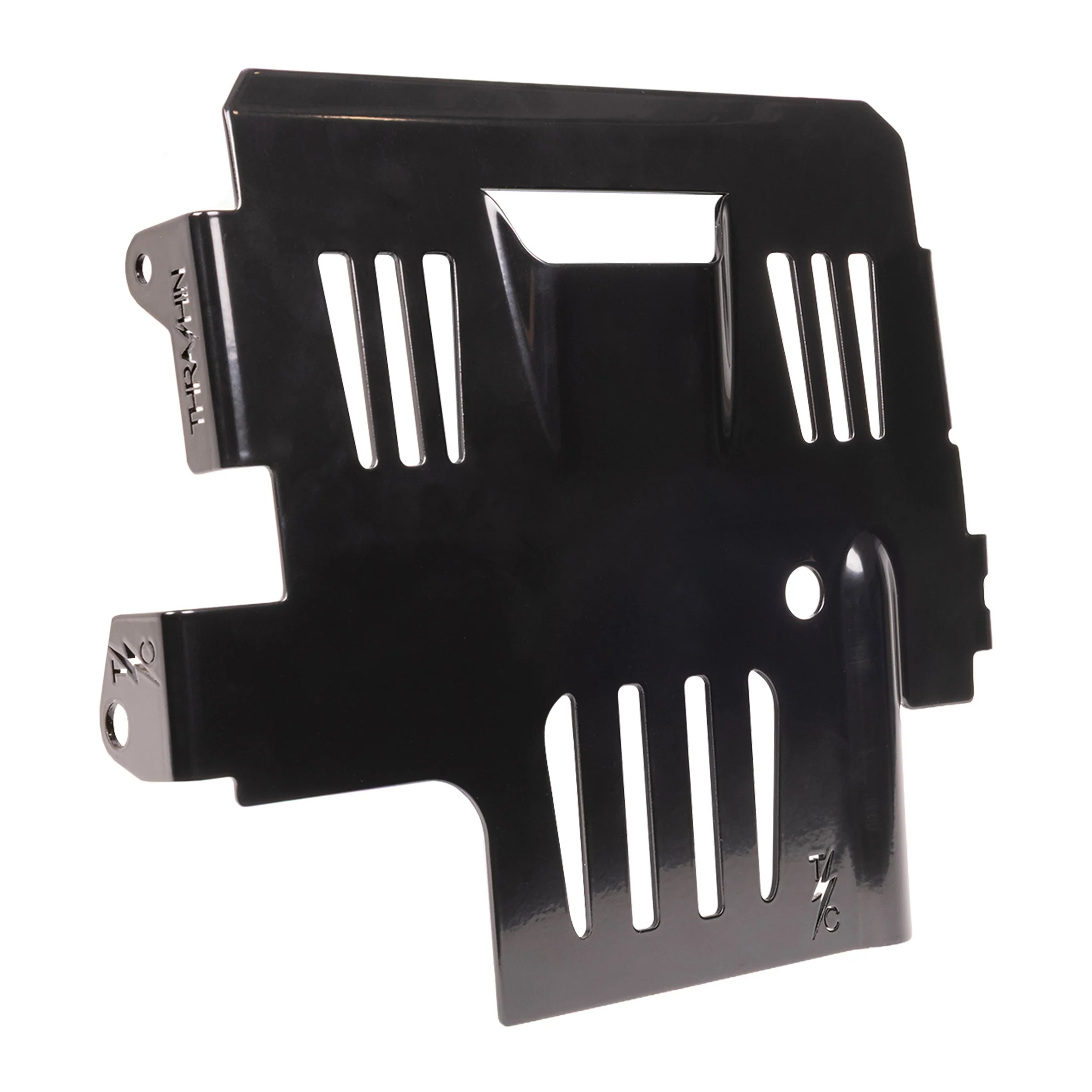 2024+ Touring Skid Plate - Stamped Steel - Powdercoated Black - Image 3