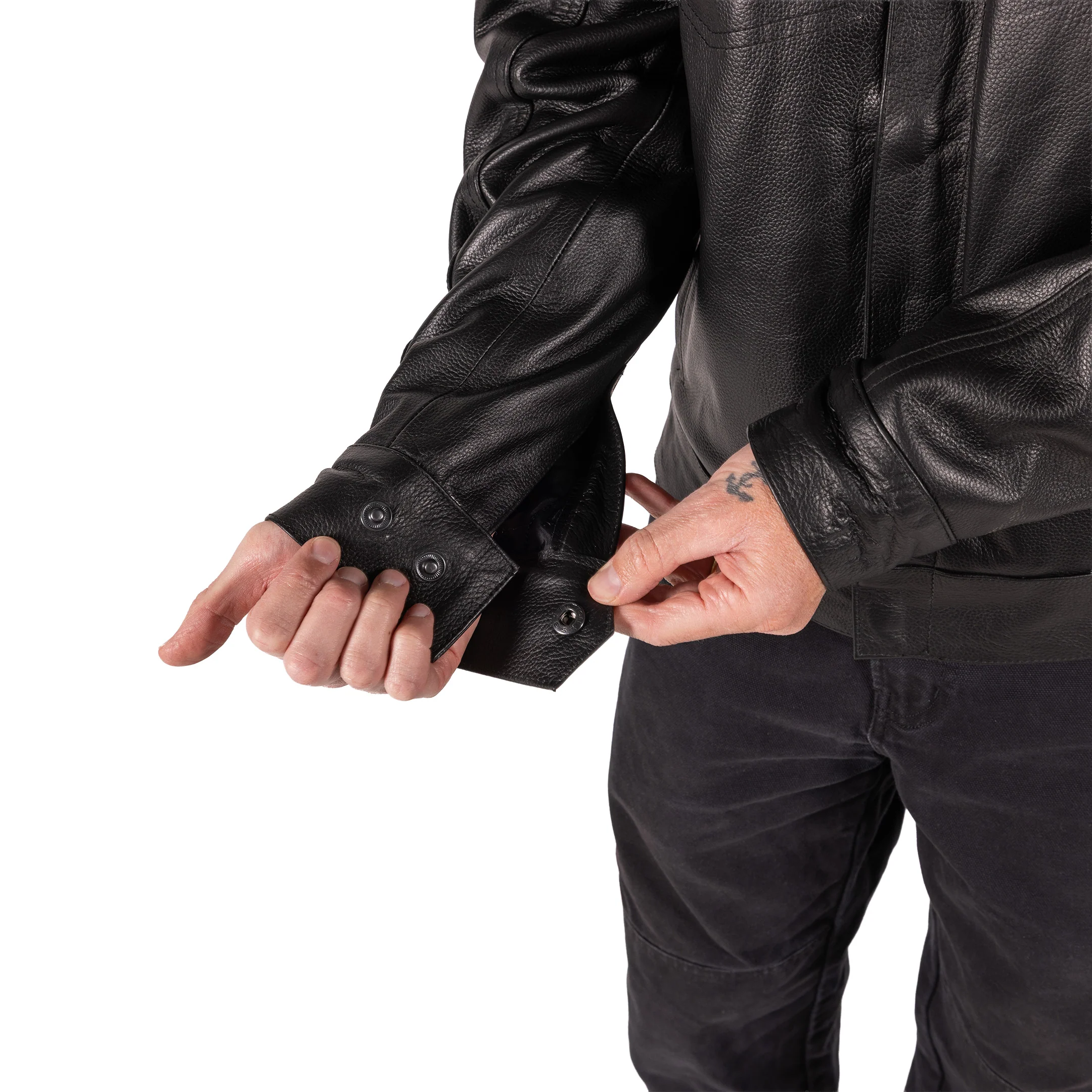 The 101 Jacket | Leather - Black - Image 10