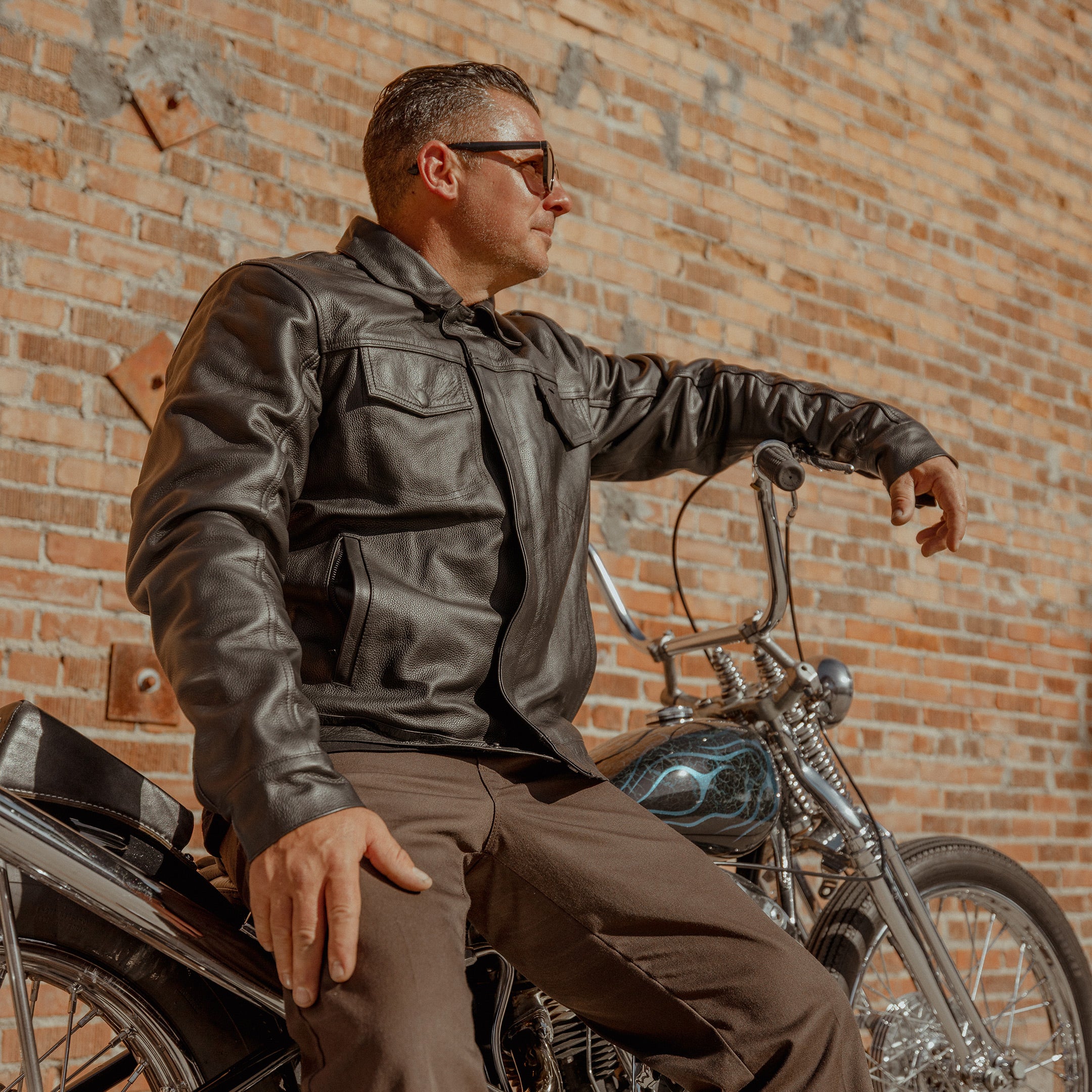 The 101 Jacket | Leather - Black - Image 21