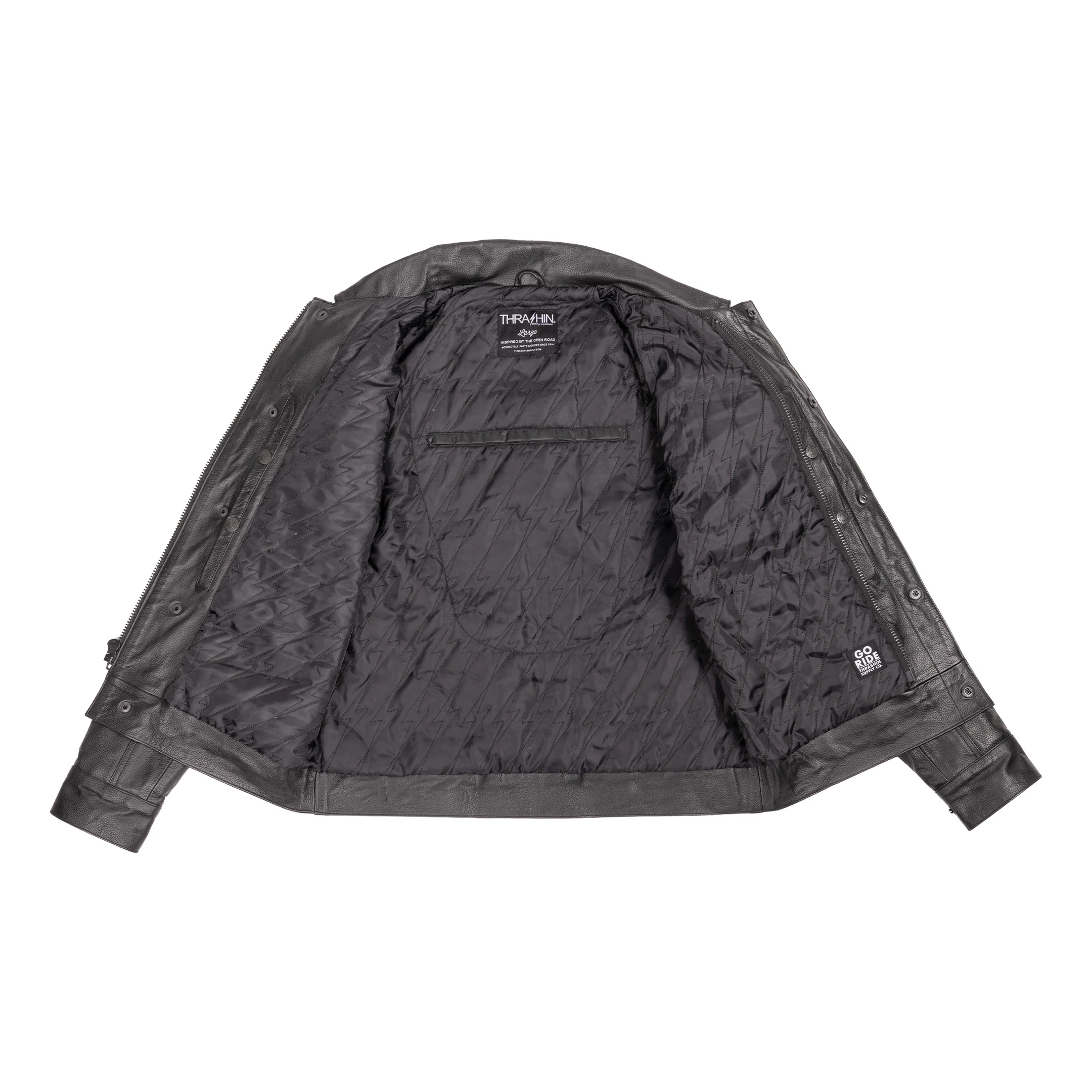 The 101 Jacket | Leather - Black - Image 3