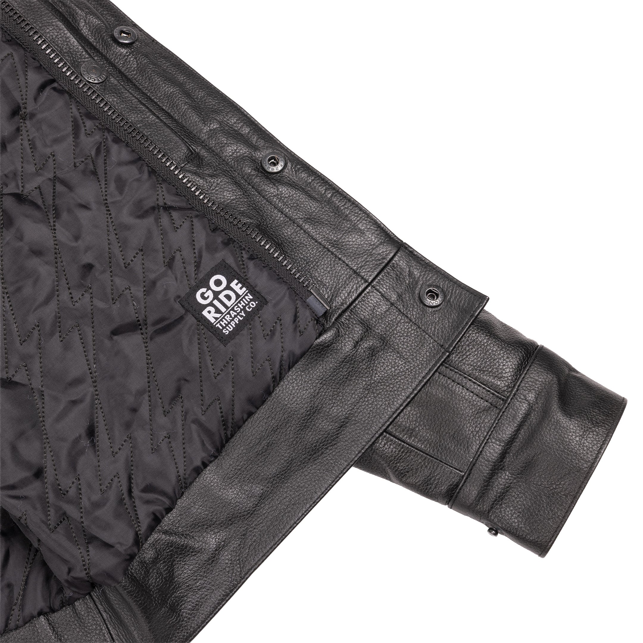 The 101 Jacket | Leather - Black - Image 4