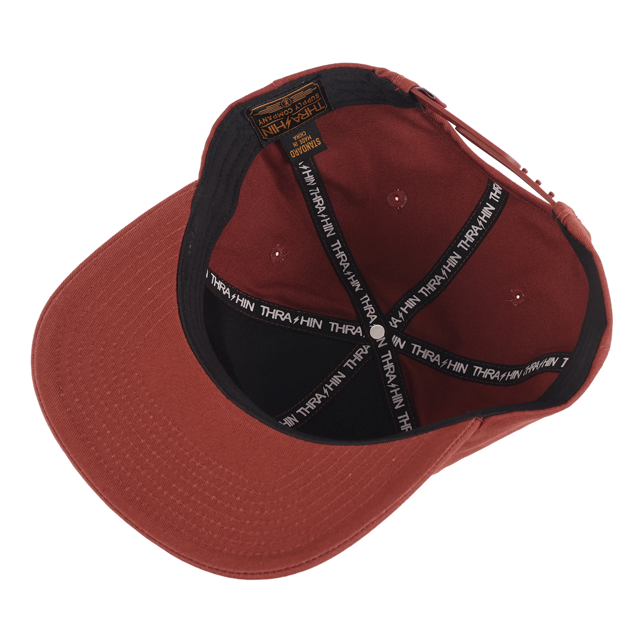 The Bar Snapback - Maroon - Image 4