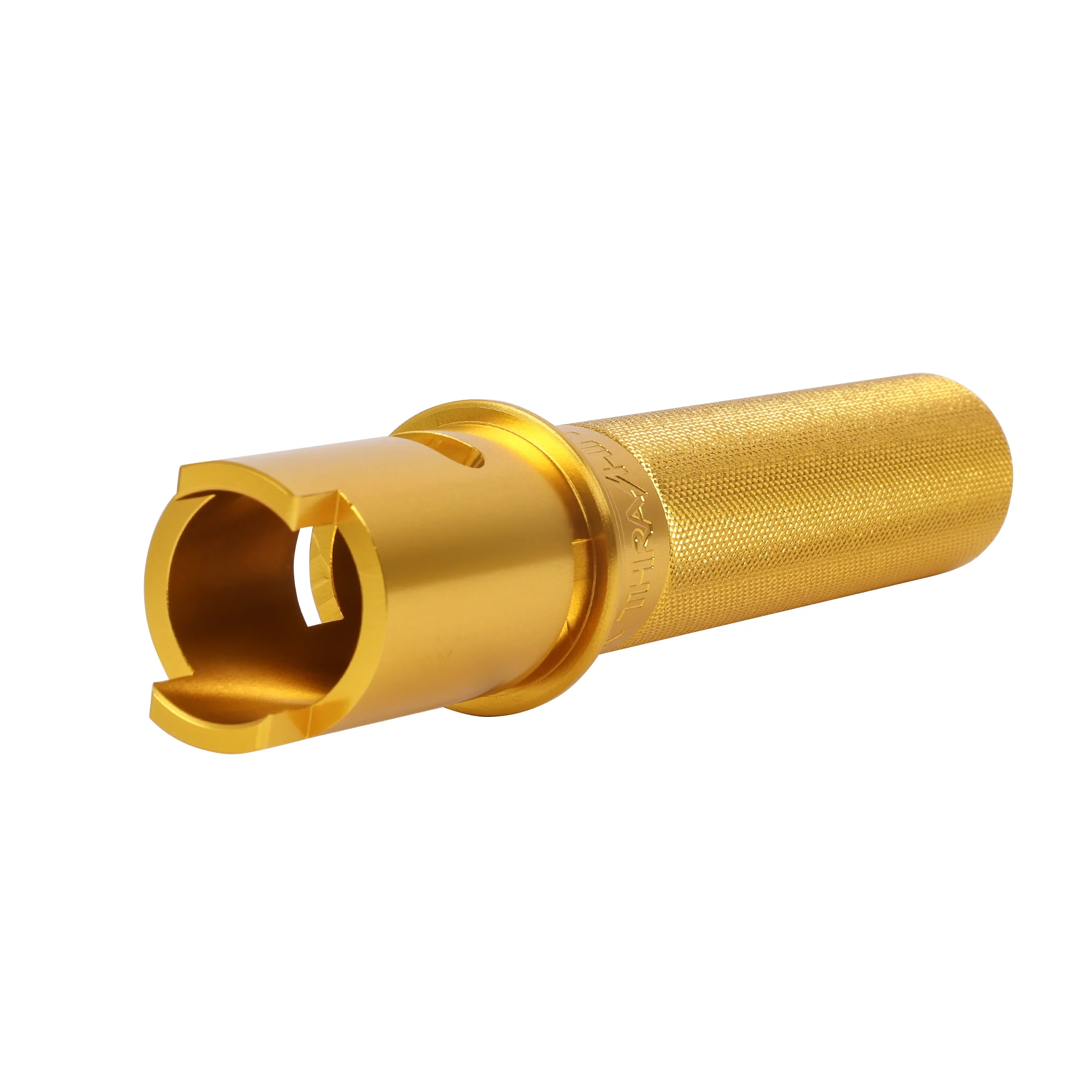 THRASHIN® 2024+ Throttle Tube - Billet - Gold - Image 4