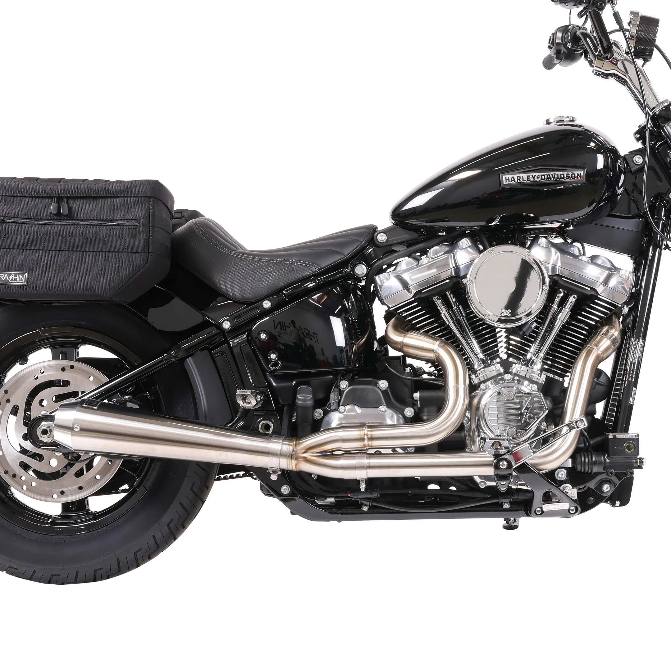 THRASHIN Anti-Reversion Exhaust System - M8 Softail | Kick-Up