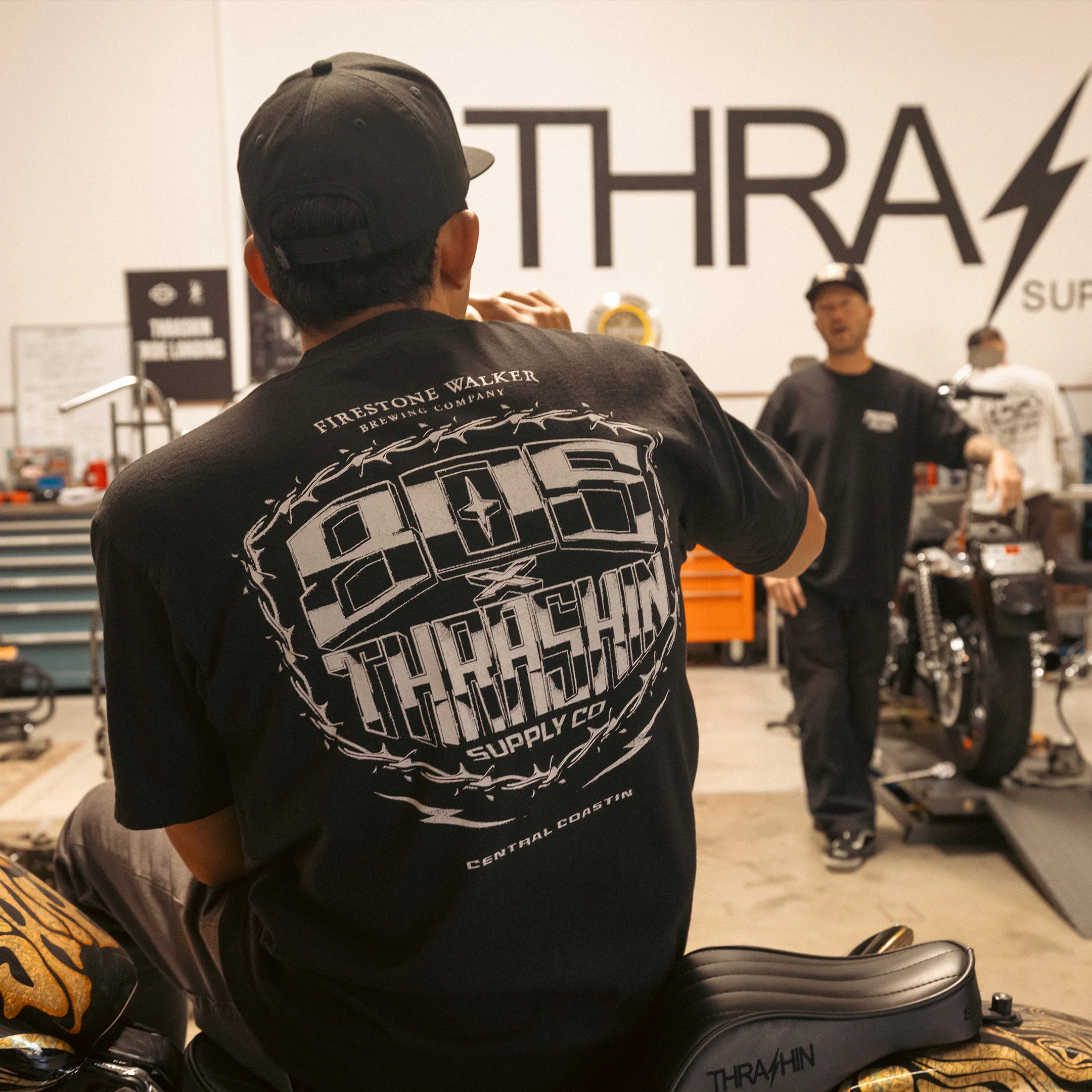 Thrashin X 805 Shield Tee - Black - Image 6