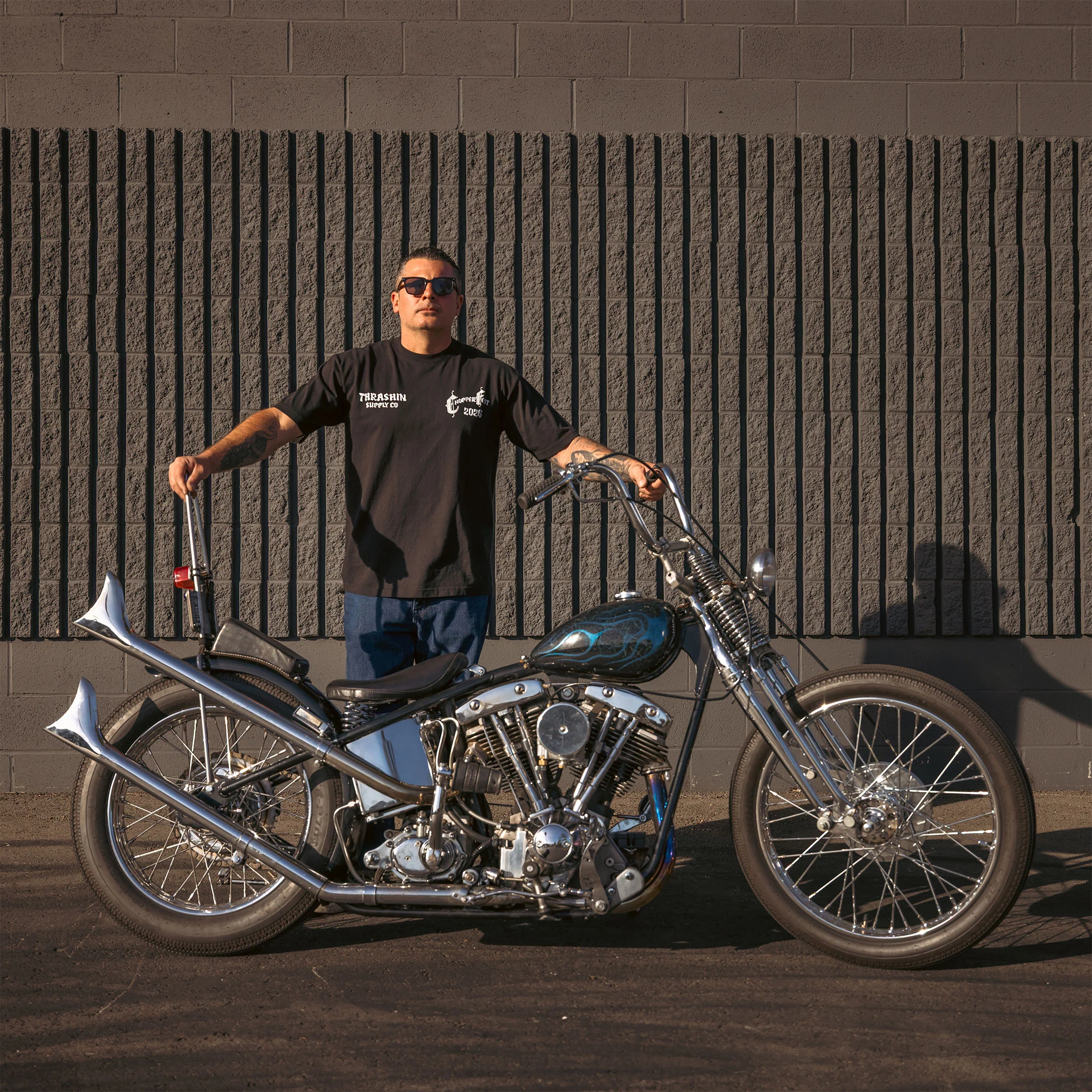 Thrashin® x David Mann Chopper Fest® | Jail Break Tee - Black - Image 6