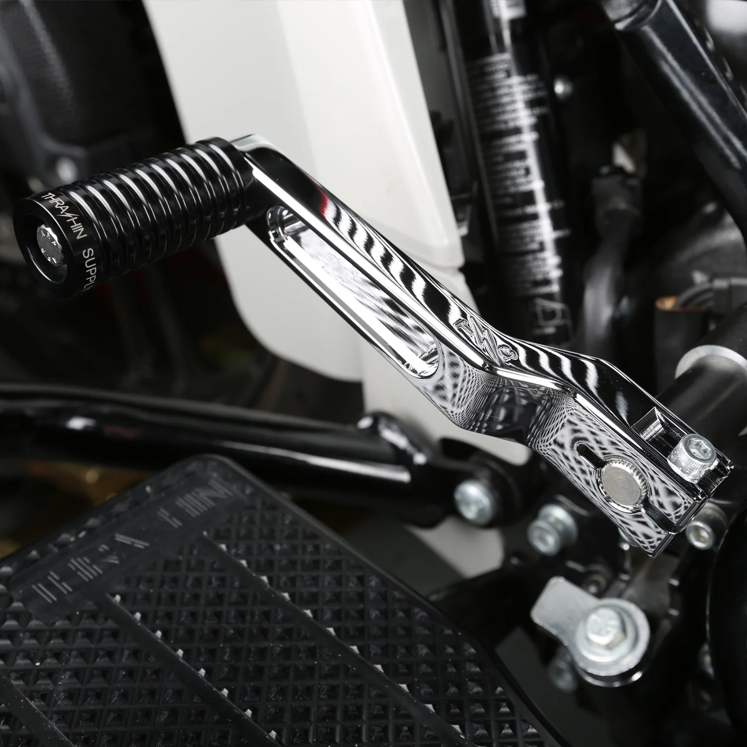 TSC Billet Shift Lever - Touring & FXR Models - Chrome - Image 2