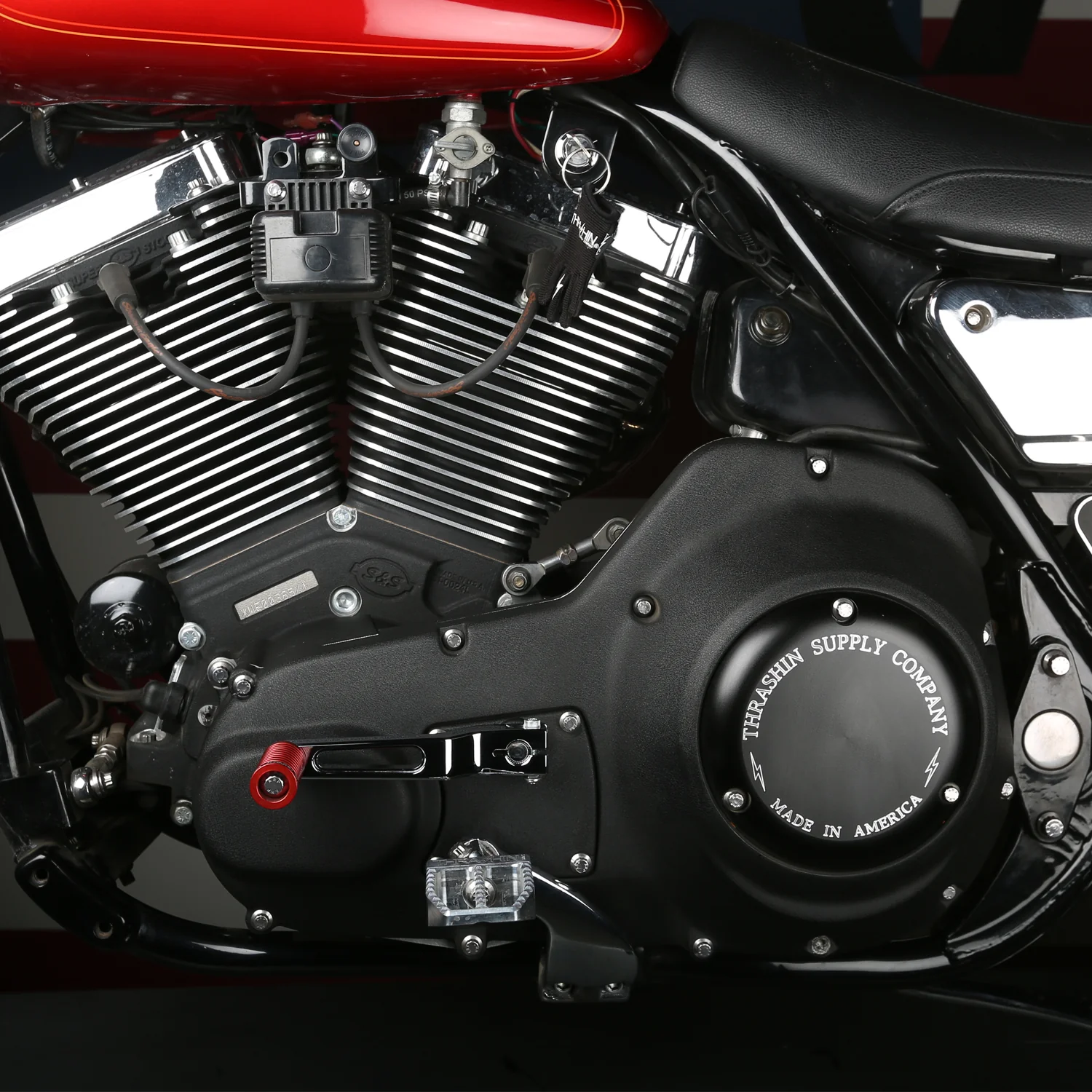 TSC Billet Shift Lever - Touring & FXR Models - Chrome - Image 4