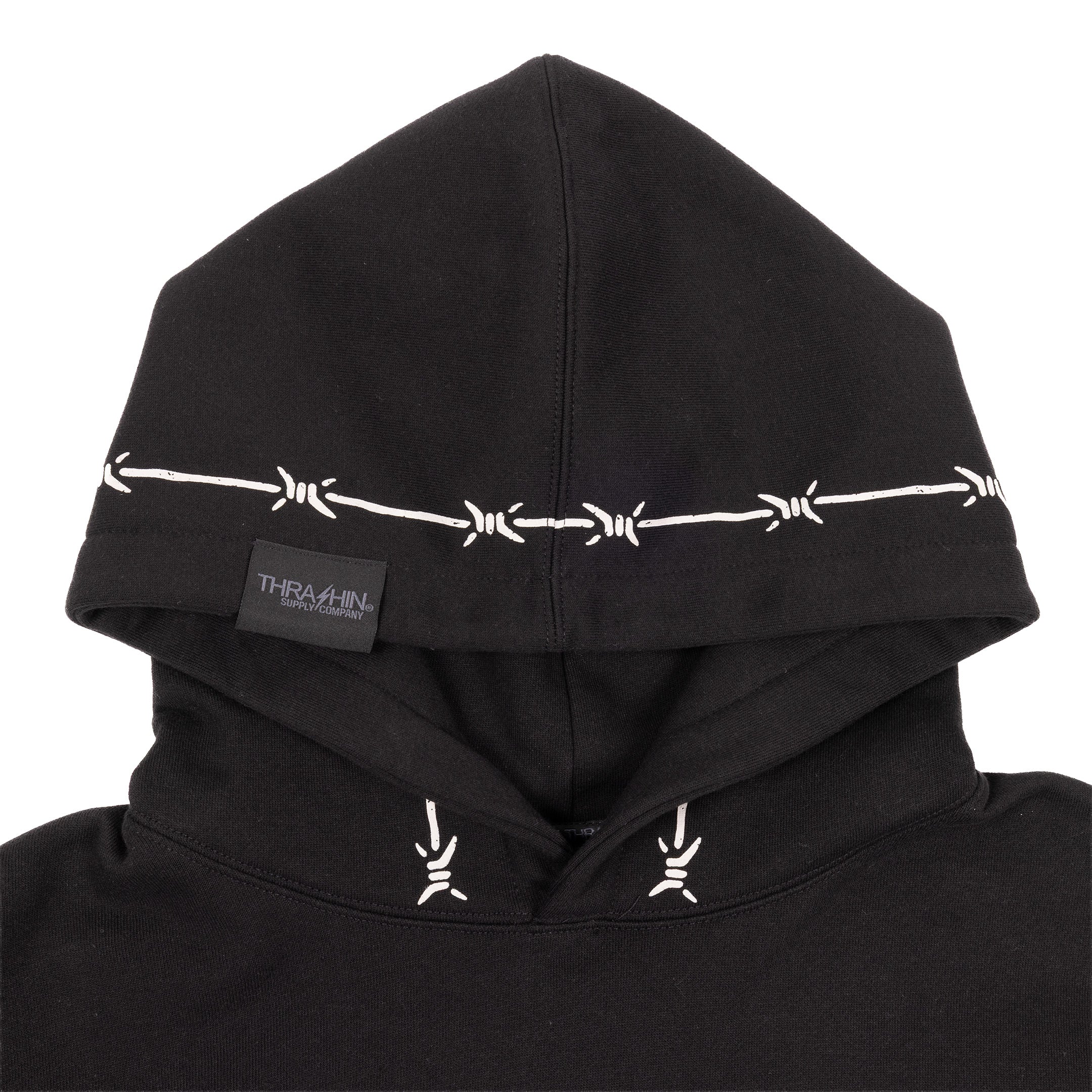 Women's Wire Pull-Over Hoodie - Black - Image 6